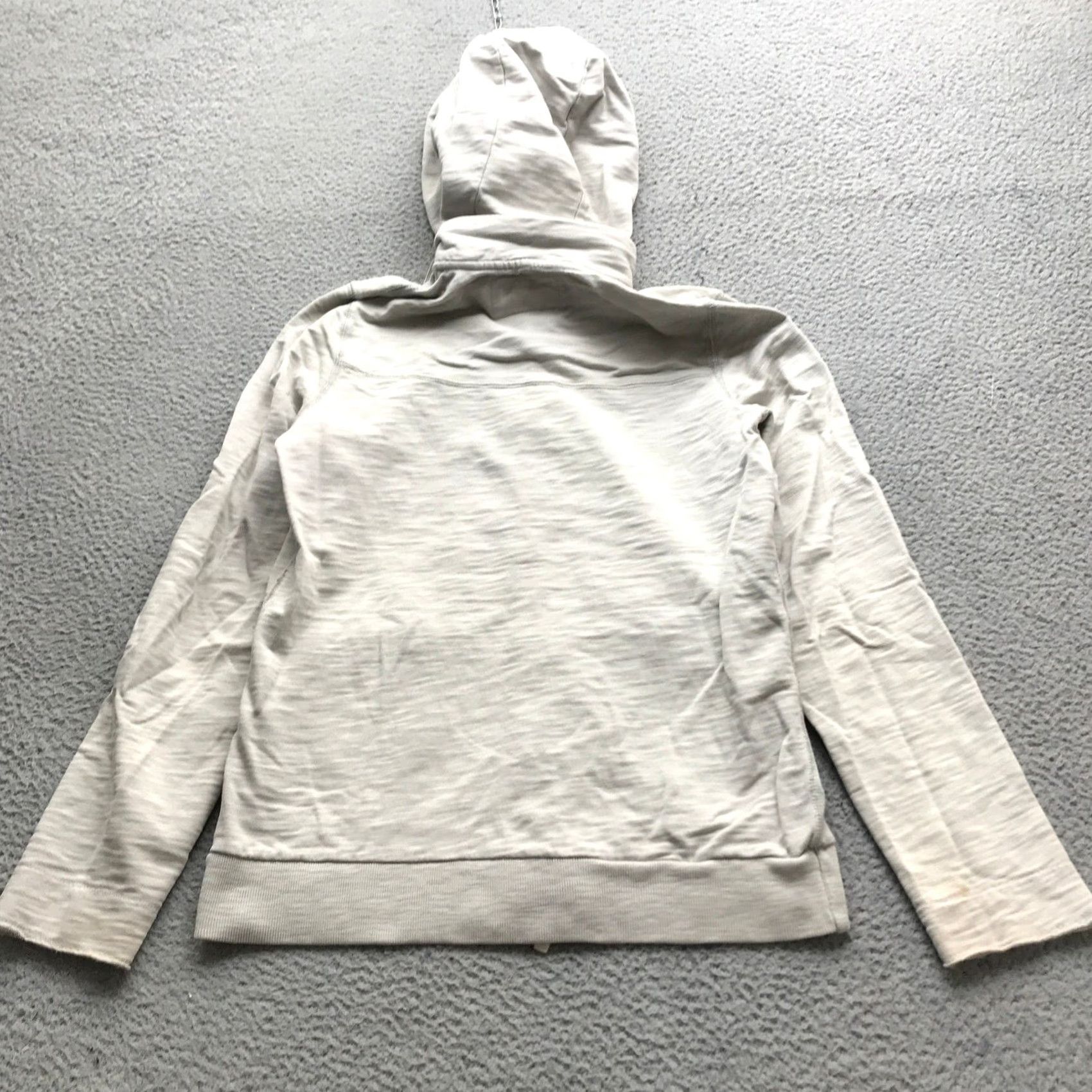 J.Crew J.Crew Hoodie Sweatshirt Jacket Women M Tan Full Zip Pockets Drawstring Crew Neck Size M / US 6-8 / IT 42-44 - 5 Thumbnail