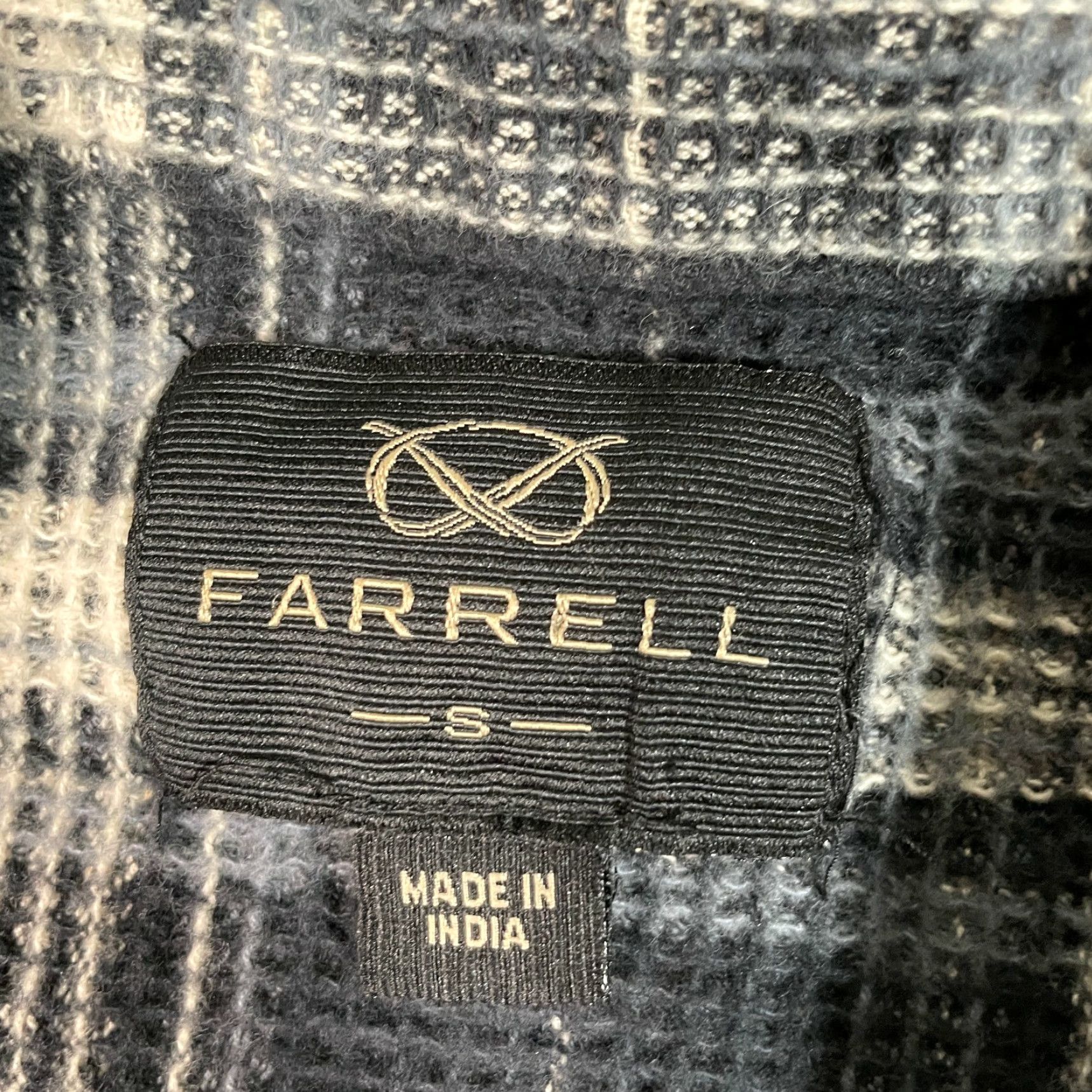 Vintage Farrell Button-Up Shirt Mens S Small Black Plaid Long Sleeve Casual Cotton Flannel, Button, Pockets, Regular Fit Size US S / EU 44-46 / 1 - 3 Thumbnail