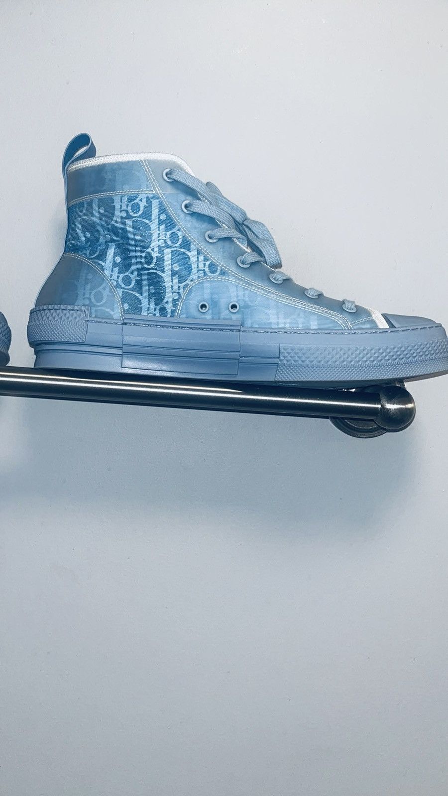 Daniel Arsham × Dior Dior b23 Daniel Arsham blue oblique sneaker Size US 11 / EU 44 - 14 Thumbnail