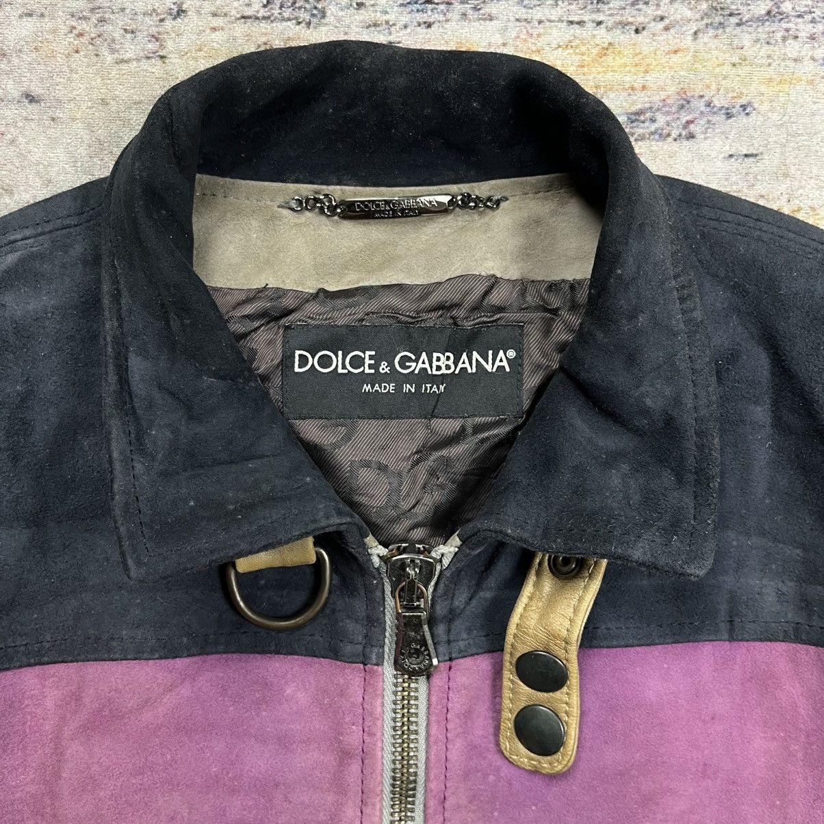 Dolce & Gabbana Dolce & gabbana multi color leather jacket Size US M / EU 48-50 / 2 - 7 Thumbnail