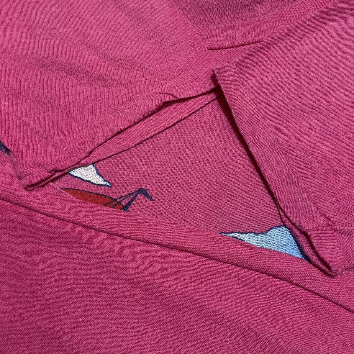 Vintage Vintage 70s 80s Hawaii Bahamas Sunset Pink T-shirt Size US S / EU 44-46 / 1 - 3 Thumbnail