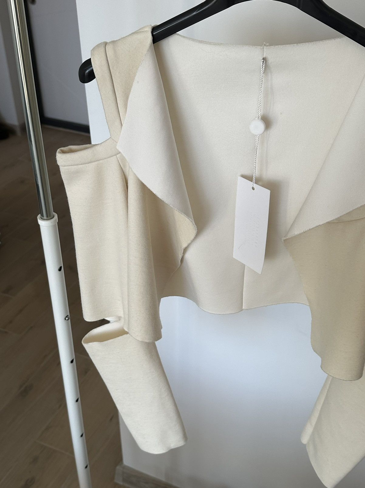 Maison Margiela Maison Margiela x Viktor & Rolf Cut-off wool cropped blazer Size S / US 4 / IT 40 - 3 Thumbnail