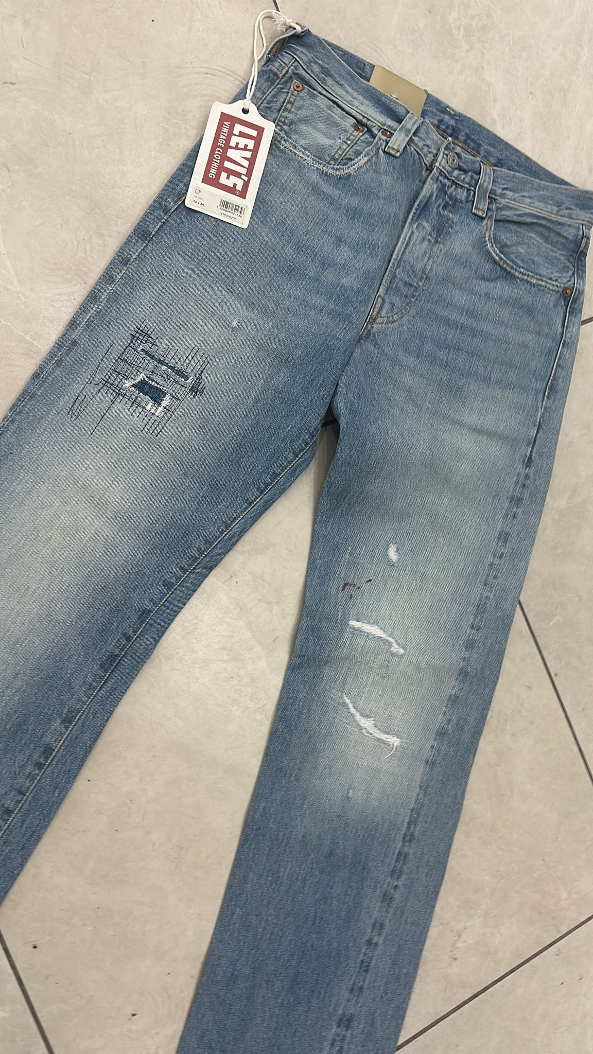 Levi's Vintage Clothing LVC Levi's Vintage Clothing 1947 501XX BigE Selvedge Jeans Size US 30 / EU 46 - 3 Thumbnail