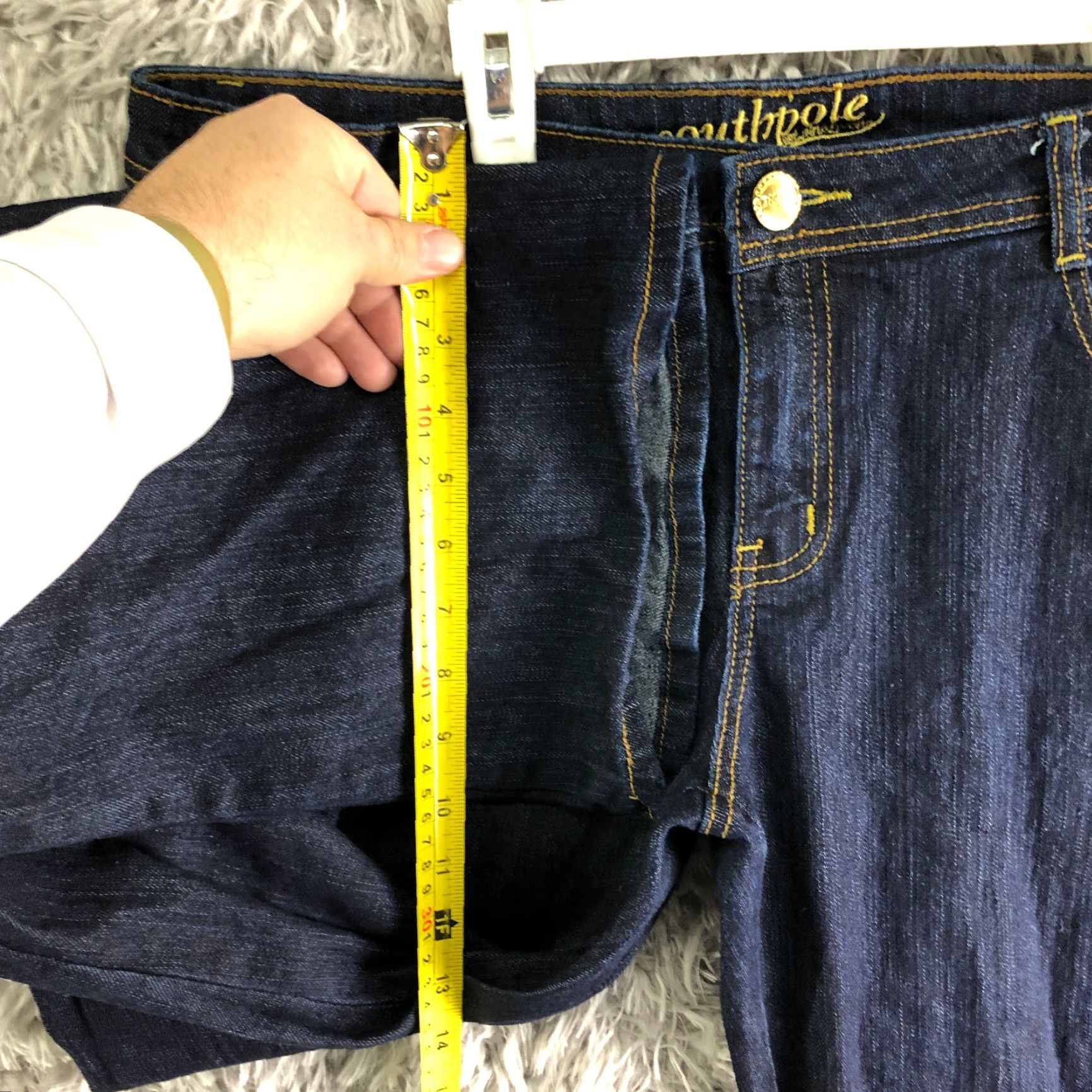 Southpole VINTAGE Southpole Accented Womens Size 13 Mid Rise Bootcut Medium Wash Blue Denim Jeans Size 34" / US 12 / IT 48 - 5 Thumbnail
