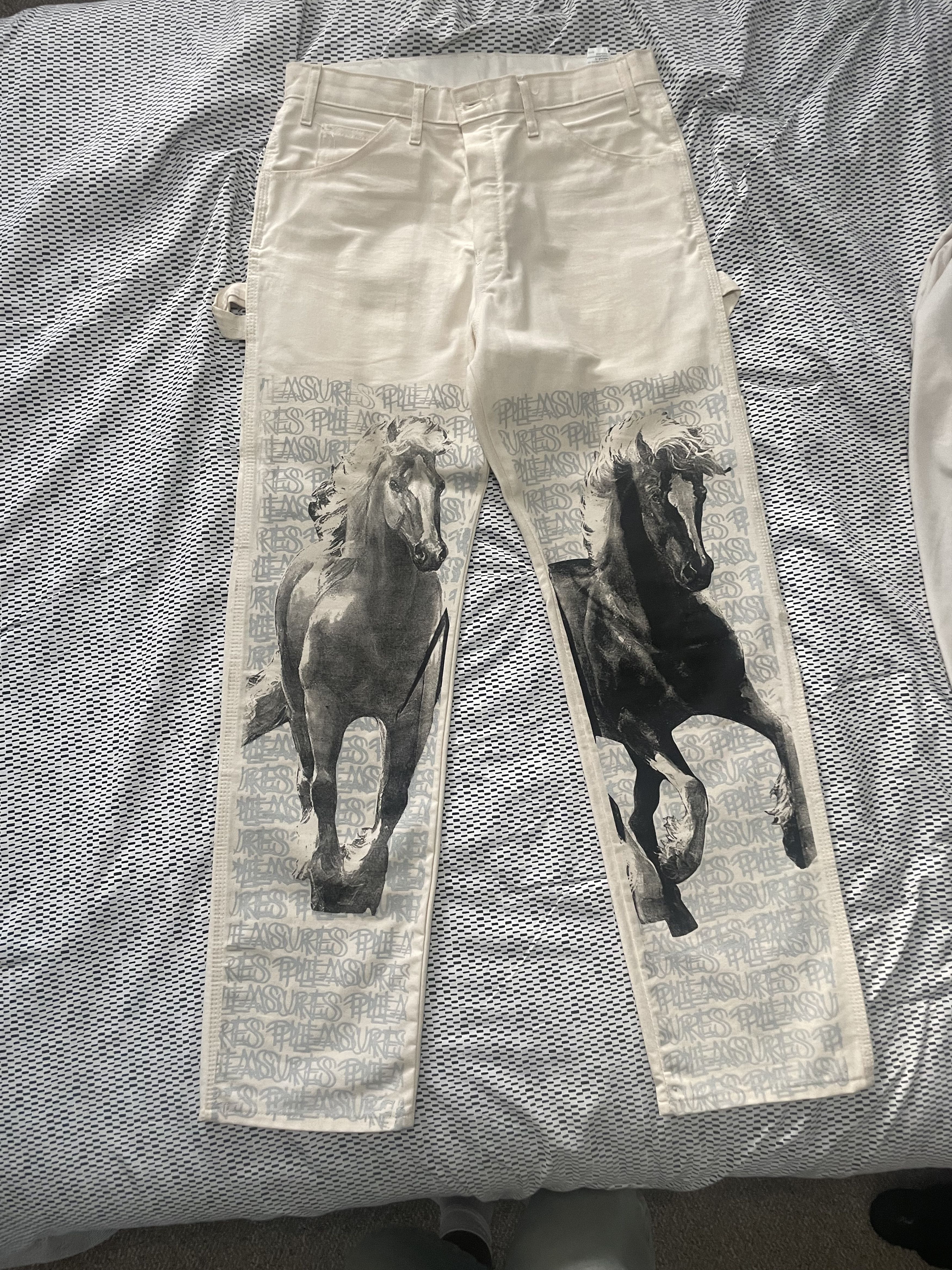 Pleasures Pleasures x Eric Haze Horses pants Size US 32 / EU 48 - 1 Thumbnail