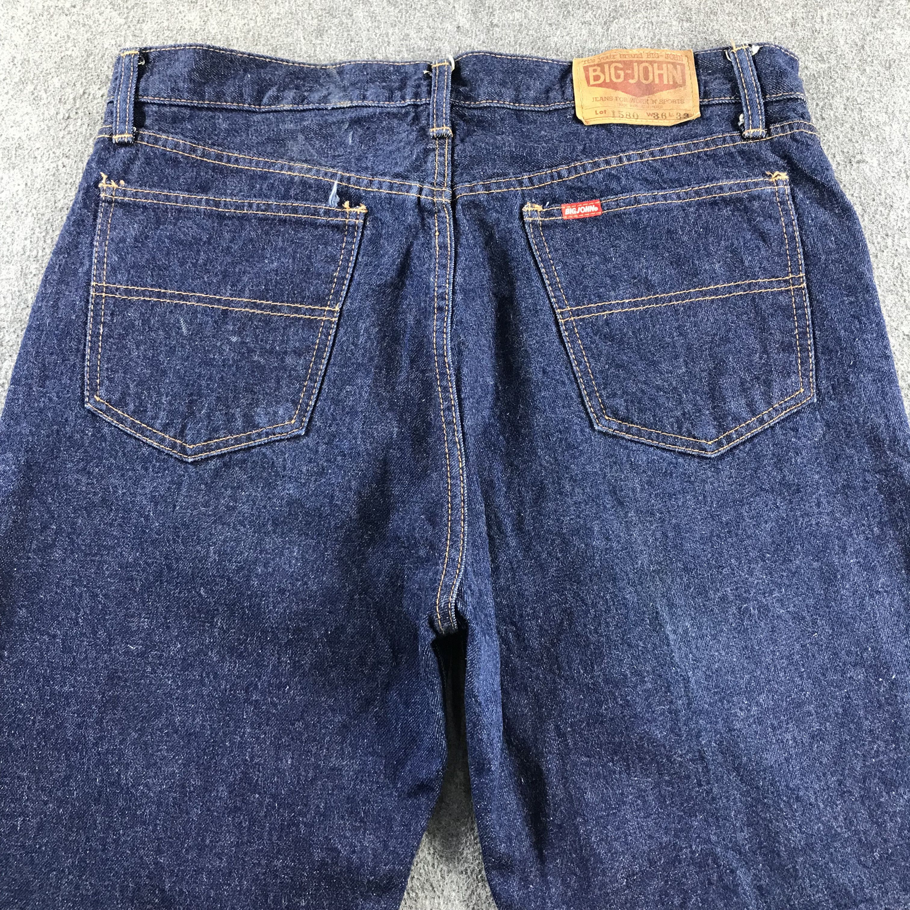 Big John Vintage Big John Jeans Blue Wash Denim KJ3442 Size US 36 / EU 52 - 4 Thumbnail