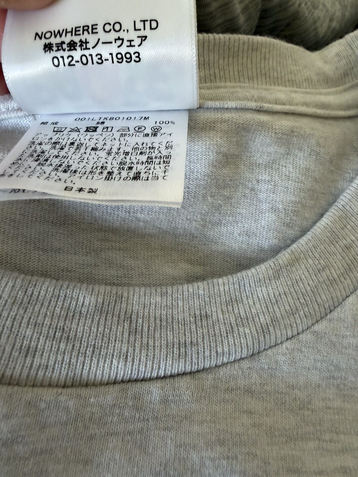 Bape Gray Bape Longsleeve size large Size US L / EU 52-54 / 3 - 4 Thumbnail