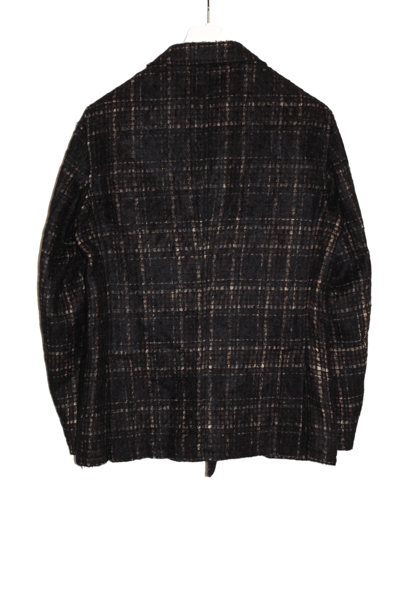 THE GIGI The Gigi Brushed Cotton-Wool Plaid Double Breasted Jacket Size US M / EU 48-50 / 2 - 2 Thumbnail