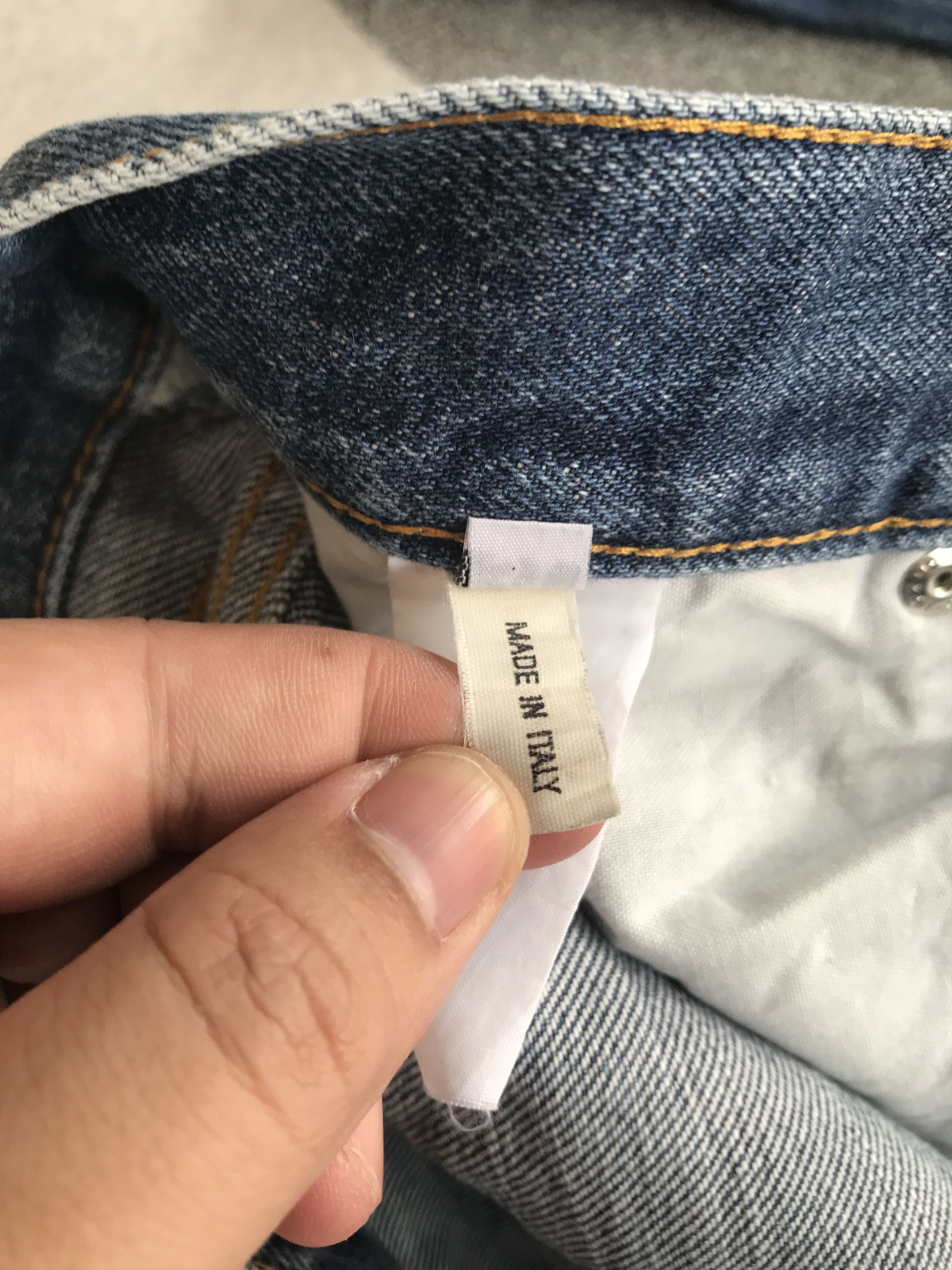 Helmut Lang Vintage 1998 Helmut Lang Denim Pants Size US 31 - 9 Thumbnail