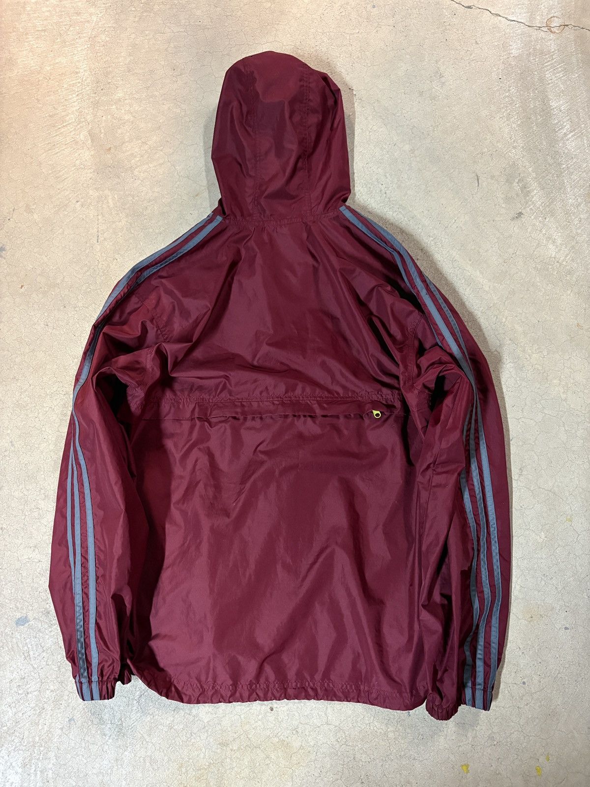 Adidas Vintage 90s Adidas Anorak Nylon Windbreaker Jacket Red Size US M / EU 48-50 / 2 - 6 Thumbnail