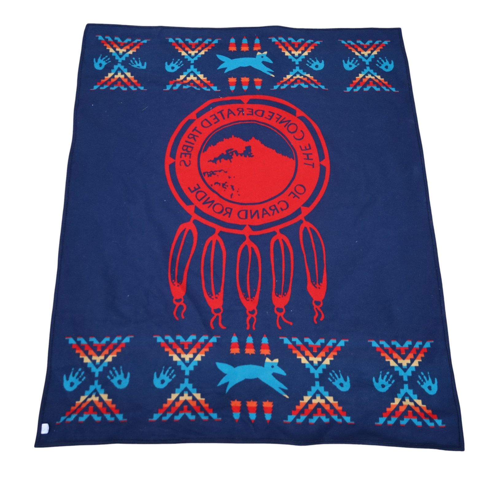 Pendleton VTG Pendleton The Confederated Tribes of Grand Ronde Blanket Size ONE SIZE - 12 Thumbnail