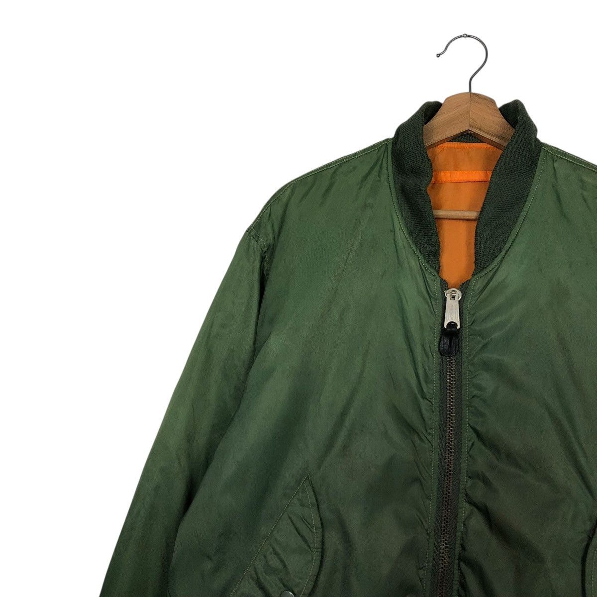 Japanese Brand 🔥VINTAGE MA-1 BOMBER JACKET MILITARY COLLECTION ISSEY MIYAKE Size US L / EU 52-54 / 3 - 9 Thumbnail