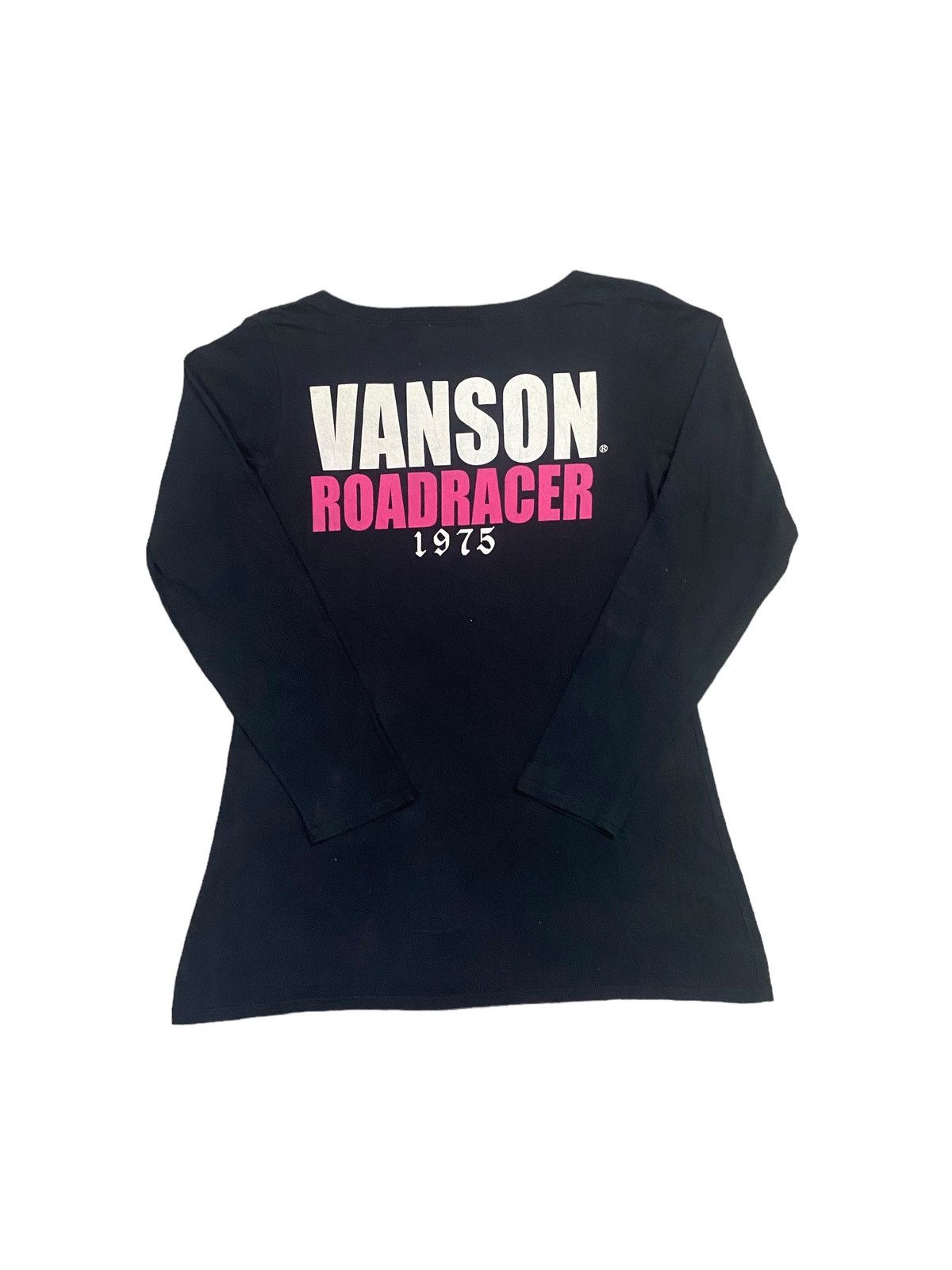 14th Addiction × If Six Was Nine × Le Grande Bleu (L.G.B.) Vintage Vanson Roadracer Skull Punk Long Sleeve Shirt Size US M / EU 48-50 / 2 - 2 Thumbnail
