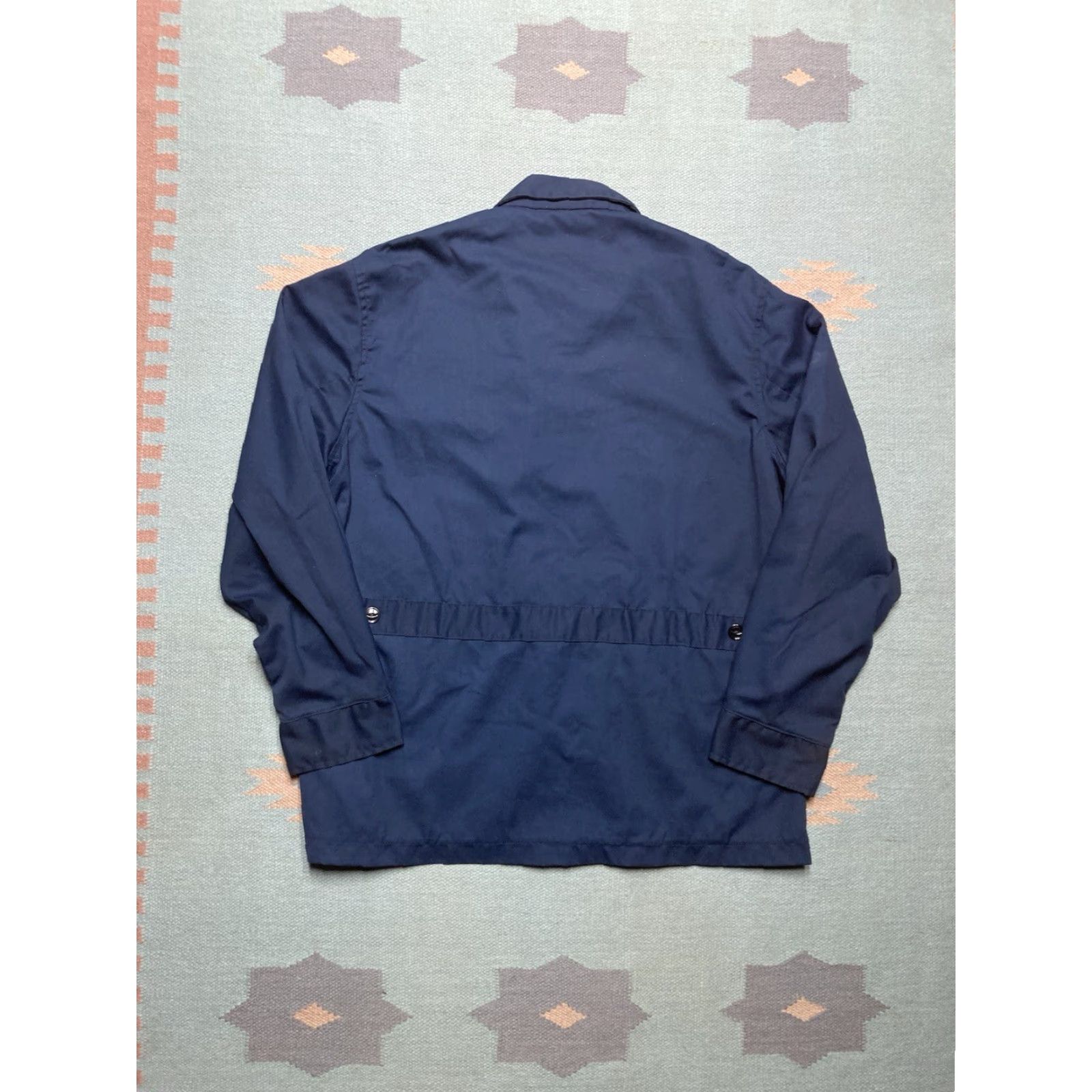 Vintage VINTAGE ToppMaster Jacket Work Blue 44 Mens Zip 3 Pocket 60s Talon Size US S / EU 44-46 / 1 - 2 Thumbnail