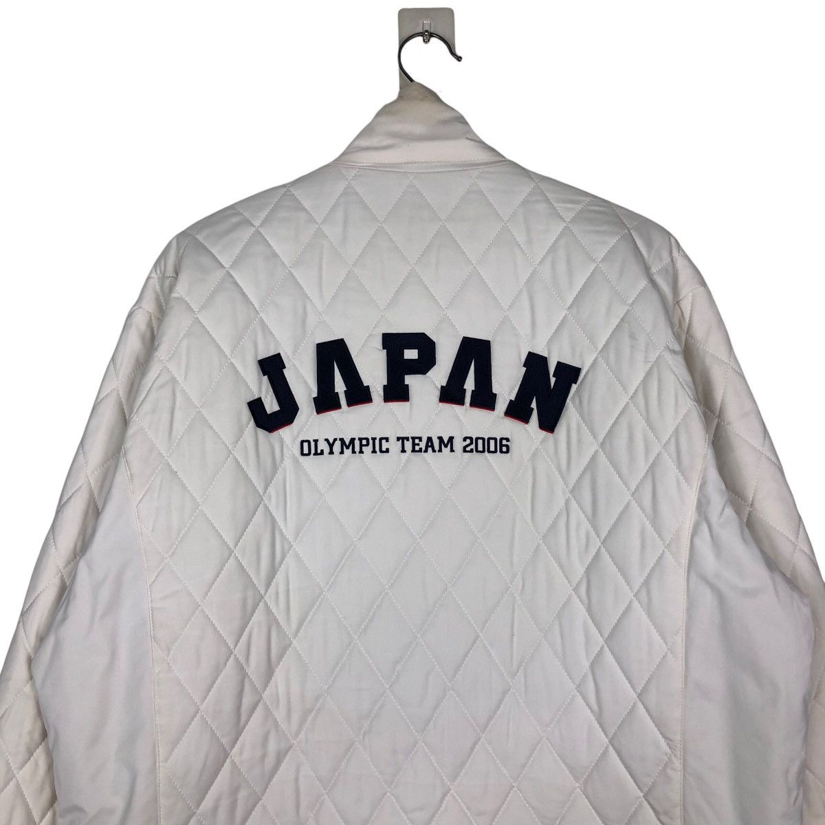 Descente 🔥Vintage Biker Jacket Olympic Japan Quilted Zipper Big Logo Size US L / EU 52-54 / 3 - 9 Thumbnail