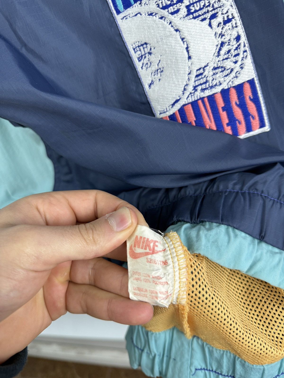 Nike × Vintage 🇺🇸Vintage 80s Nike Strength Fitness Archive Anorak Jacket Y2K Size US XL / EU 56 / 4 - 7 Thumbnail