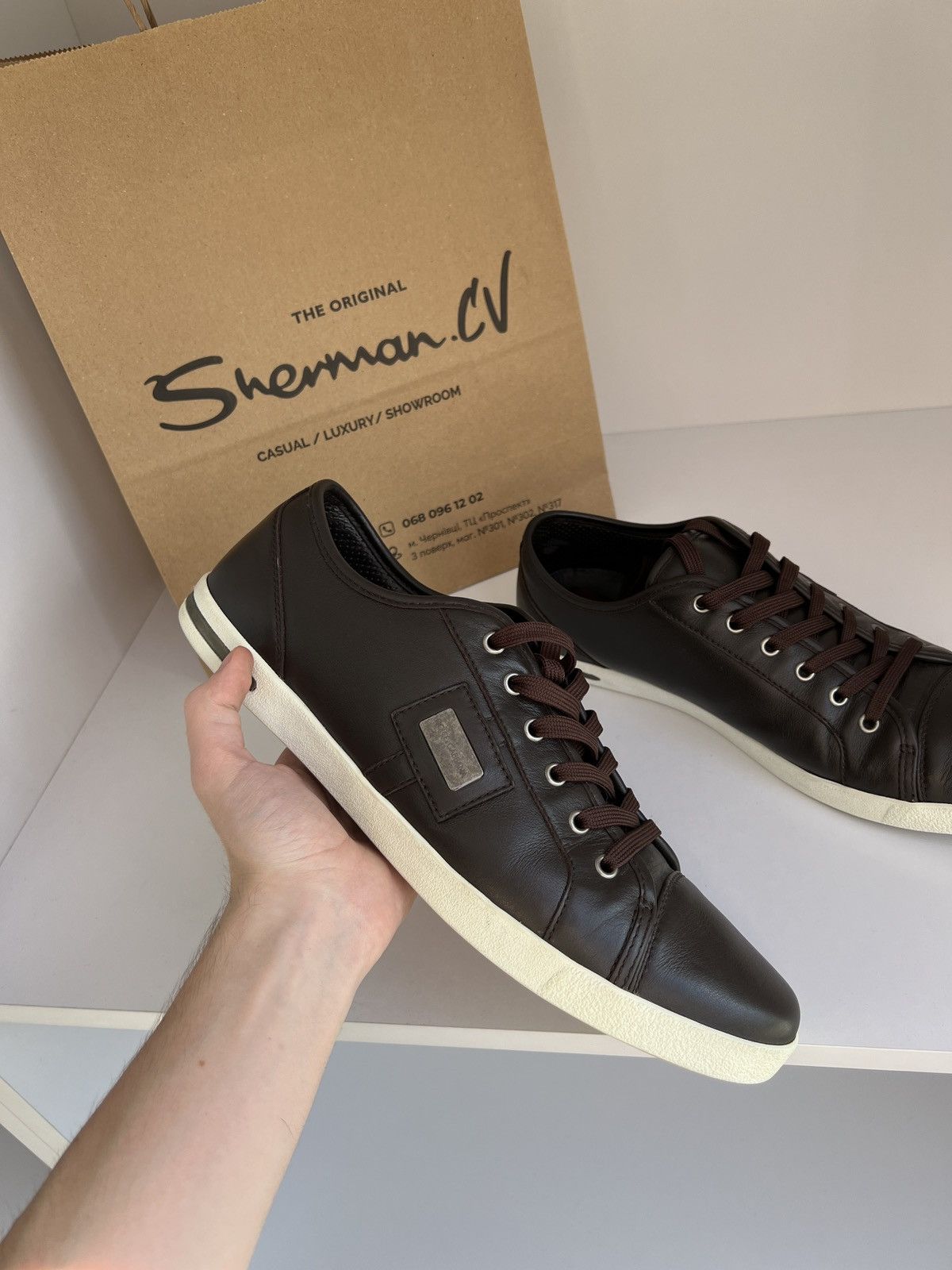 Designer × Dolce & Gabbana × Vintage Vintage Dolce&Gabbana men trainers sneakers shoes Size US 10 / EU 43 - 1 Thumbnail