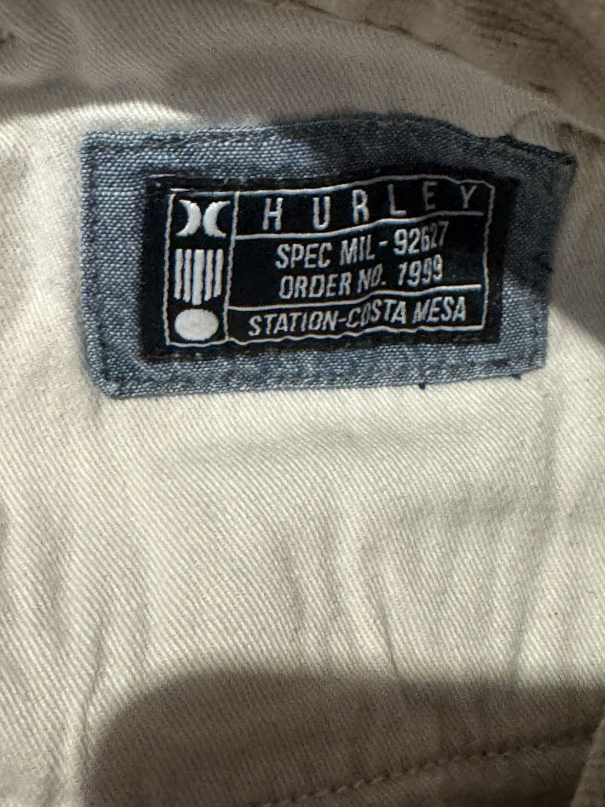 Hurley Hurley Beige Corduroy Straight Leg Light Tan Pants 2000s Y2k Size US 30 / EU 46 - 20 Thumbnail