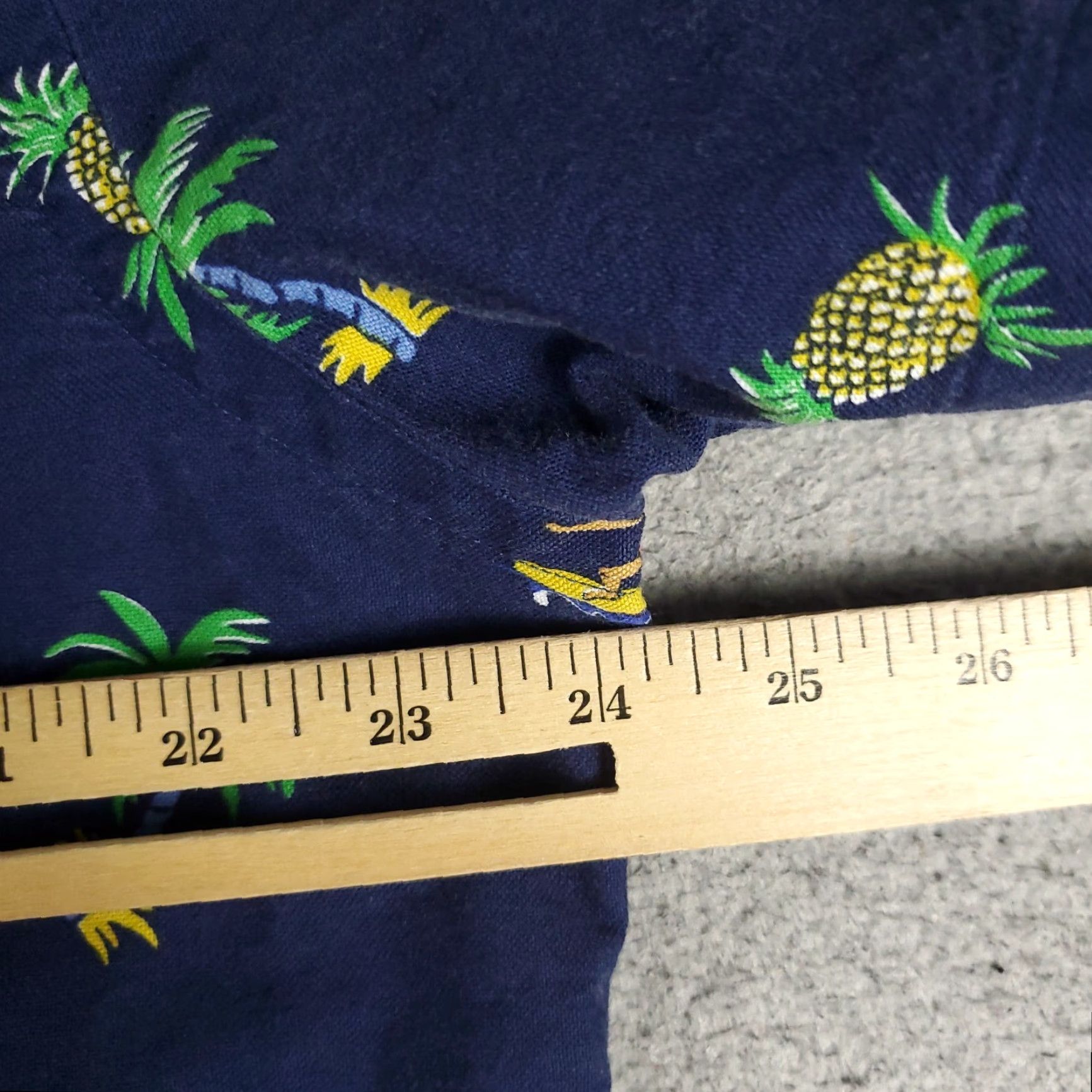 Ralph Lauren Ralph Lauren Shirt Mens Large Blue Tropical Fish Print Button-Up Short Sleeve Cotton Size US L / EU 52-54 / 3 - 6 Thumbnail