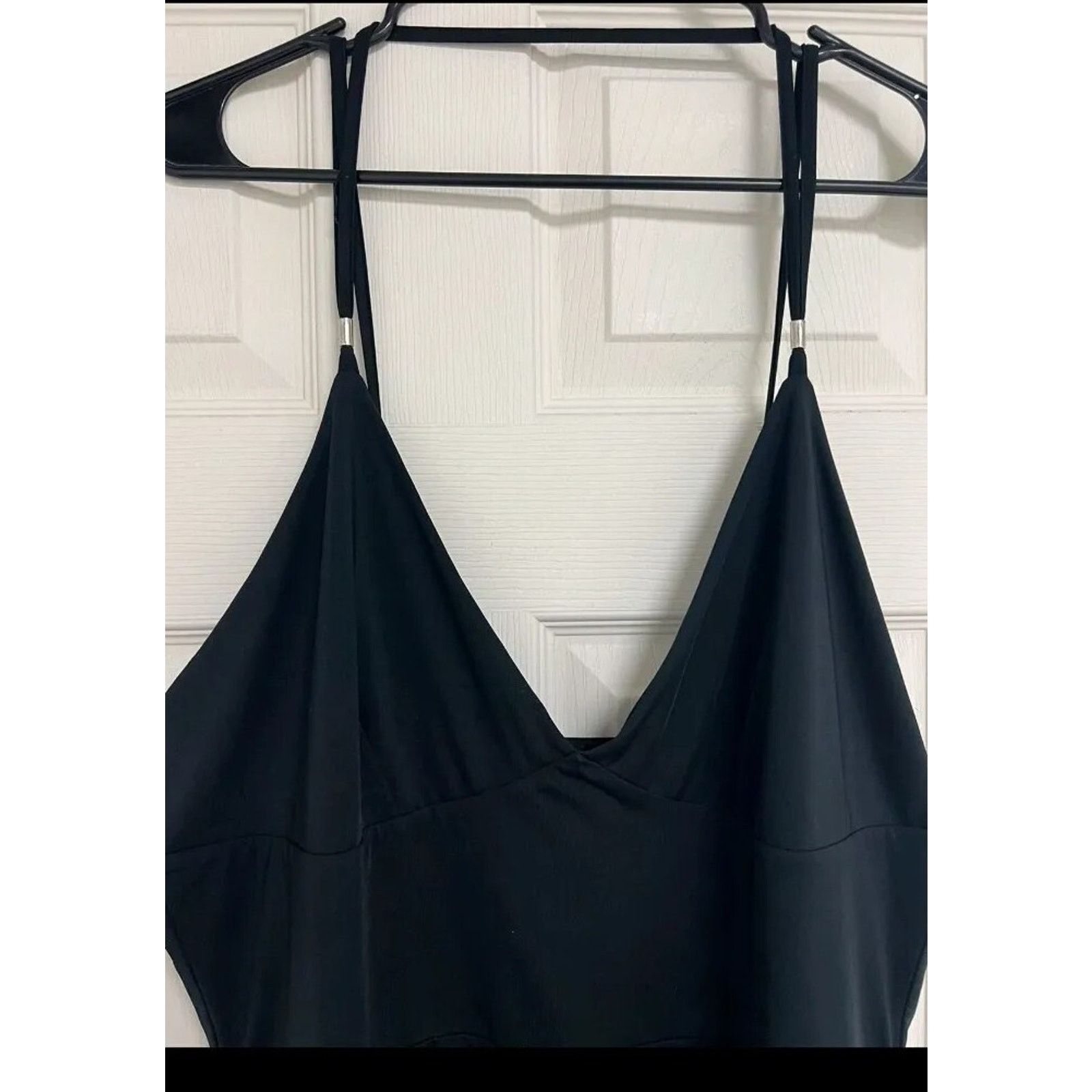 & Other Stories NICKI MINAJ V-neck Spaghetti dress Black Size XXL A000660 Size XXL / US 16-18 / IT 52-54 - 5 Thumbnail