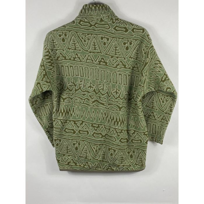 Patagonia Vintage Patagonia Synchilla Snap T Geometric Pattern Fleece