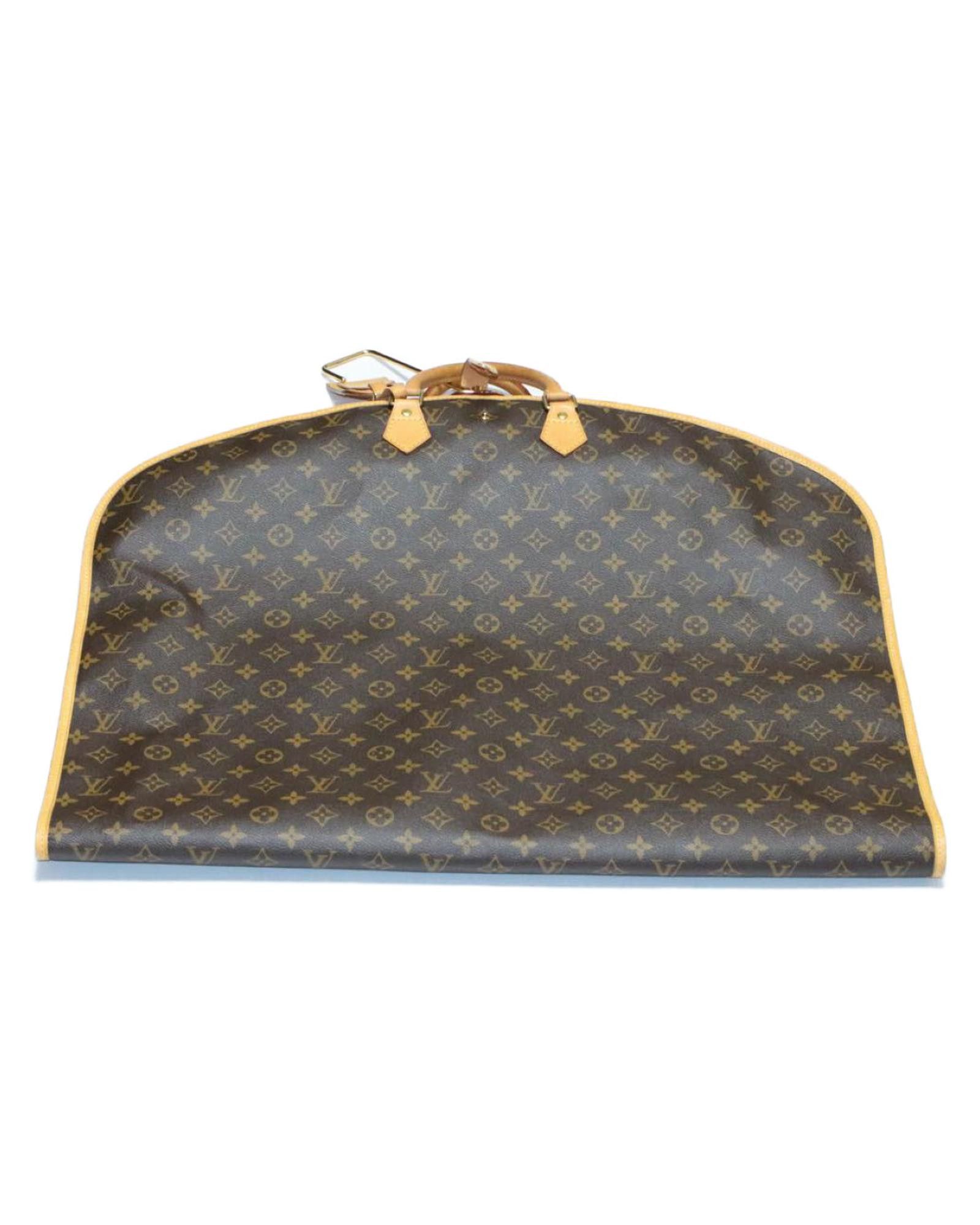 image of Brown Canvas Louis Vuitton Padlock Key Name Tag Ab Condition, Women's