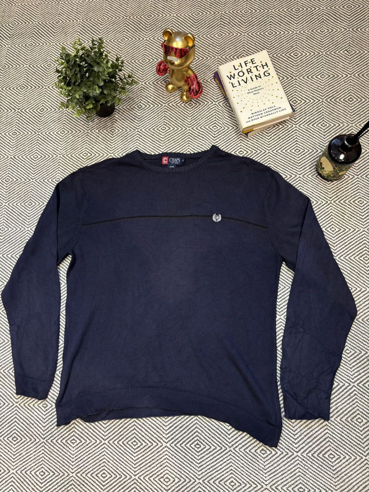 Chaps Ralph Lauren Chaps Ralph Lauren Crew Neck Size US L / EU 52-54 / 3 - 1 Thumbnail