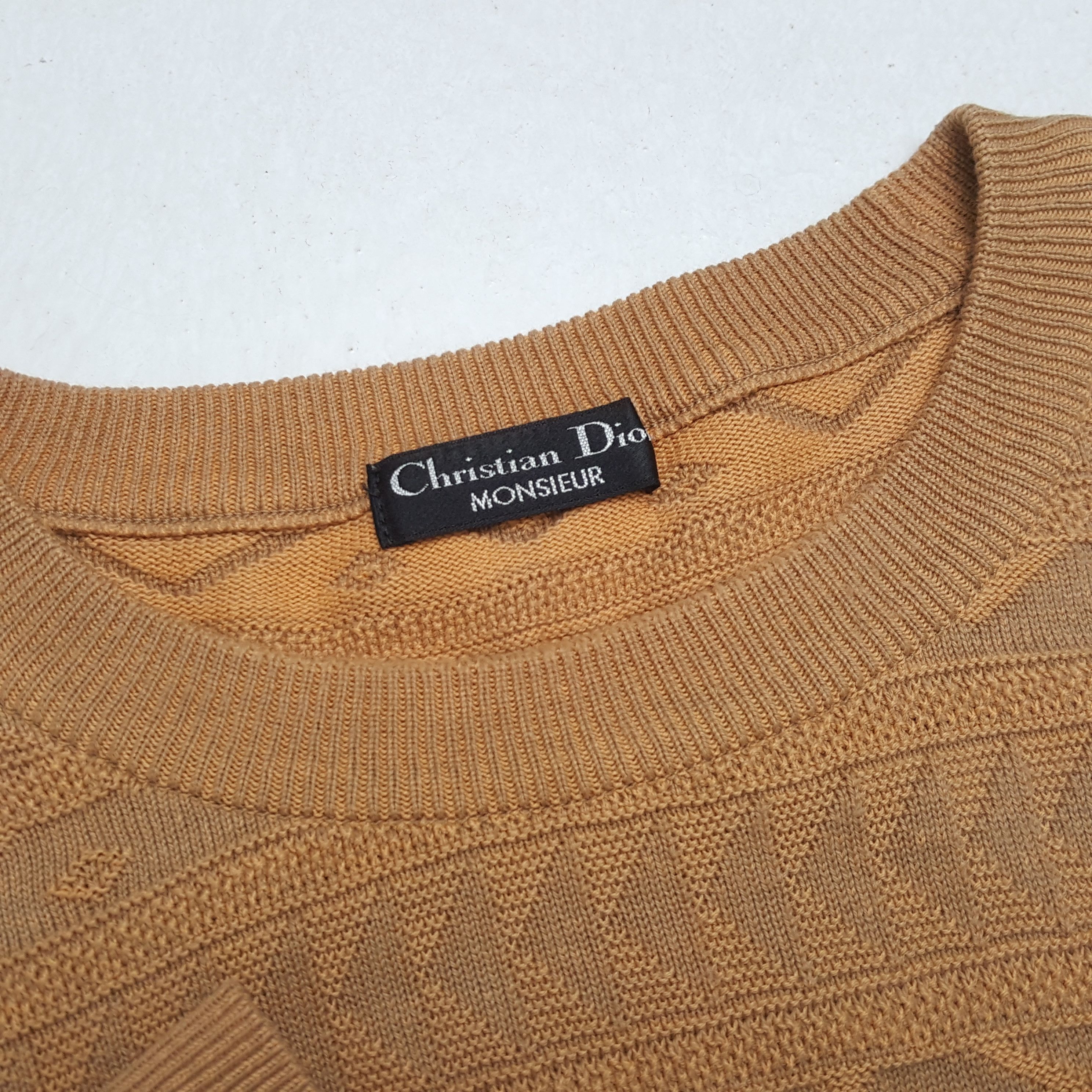 Christian Dior Monsieur × Vintage Vintage CHRISTIAN DIOR Italian Fashion Brand Sweatshirts Size US L / EU 52-54 / 3 - 9 Thumbnail