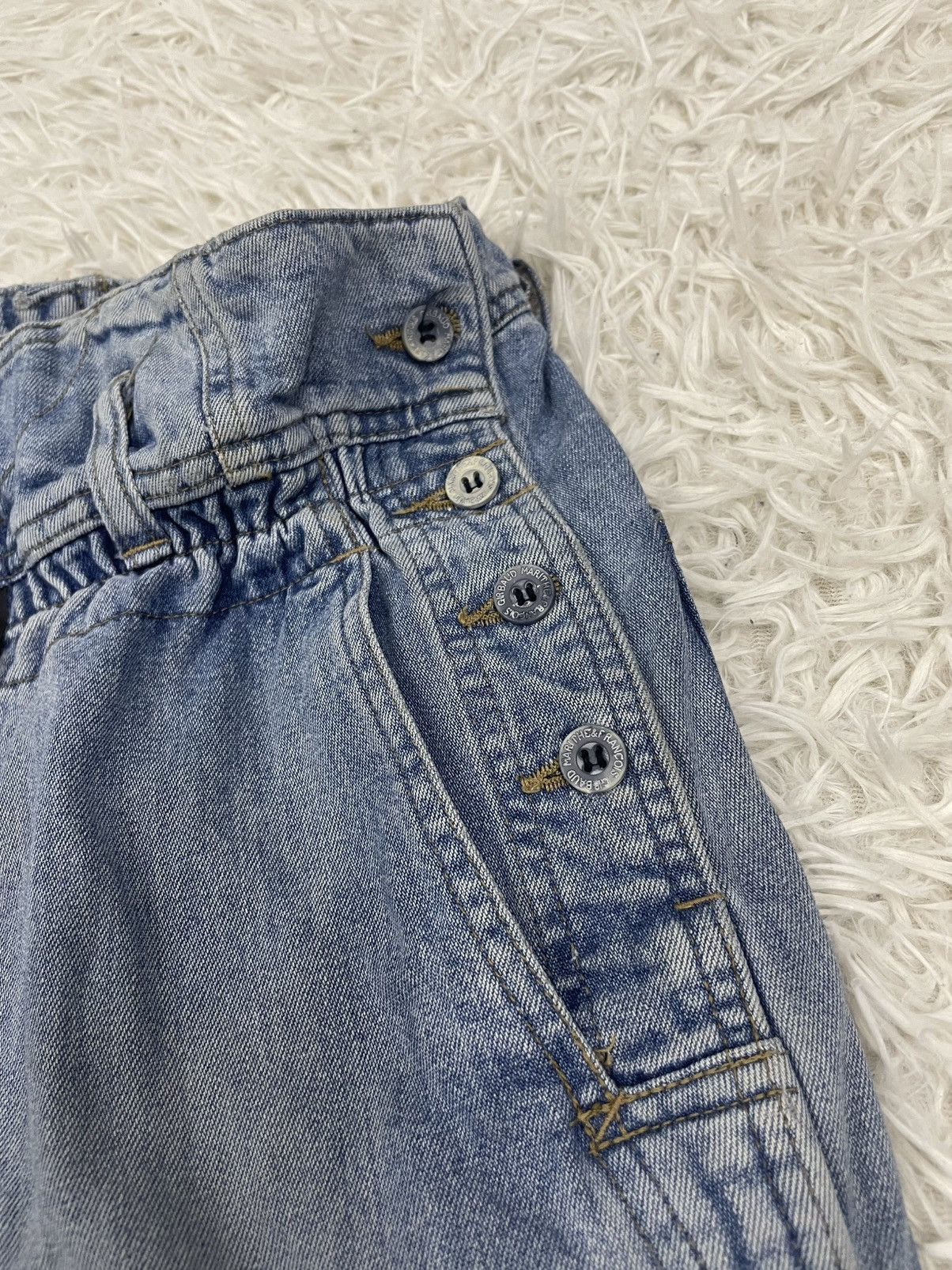 Marithe + Francois Girbaud High Waist Side Buttons Marithe Francois Girbaud Jeans Pant Size US 29 - 9 Thumbnail