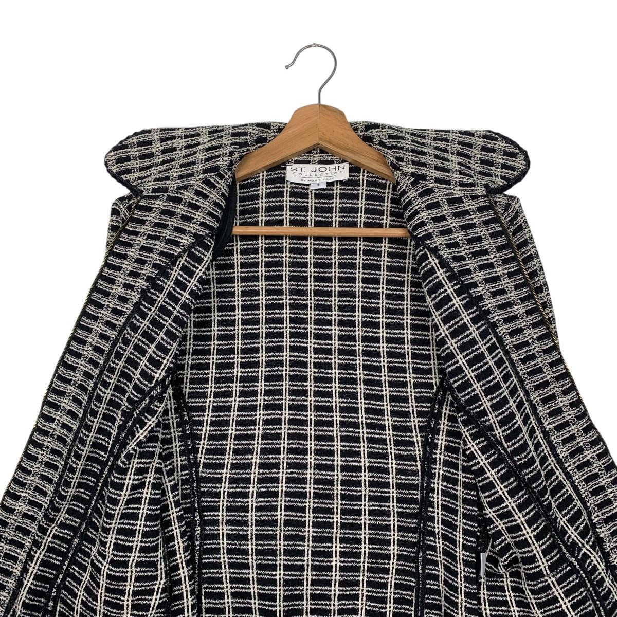 Other St John Collection By Marie Gray Checkered Jacket Size S / US 4 / IT 40 - 12 Thumbnail