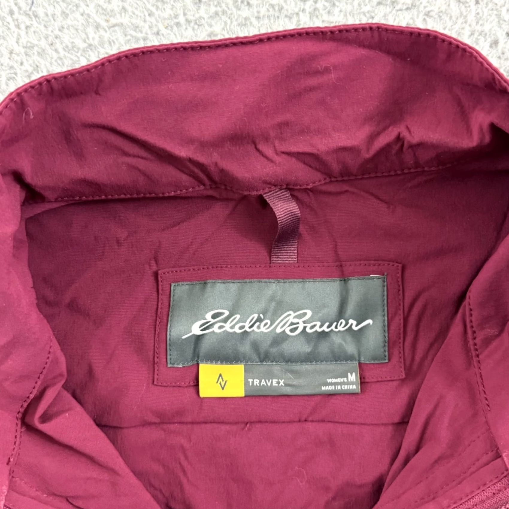 Eddie Bauer Eddie Bauer Travex Vest Womens Medium Plum Travel Outdoor Zip Pockets Vest Size M / US 6-8 / IT 42-44 - 5 Thumbnail