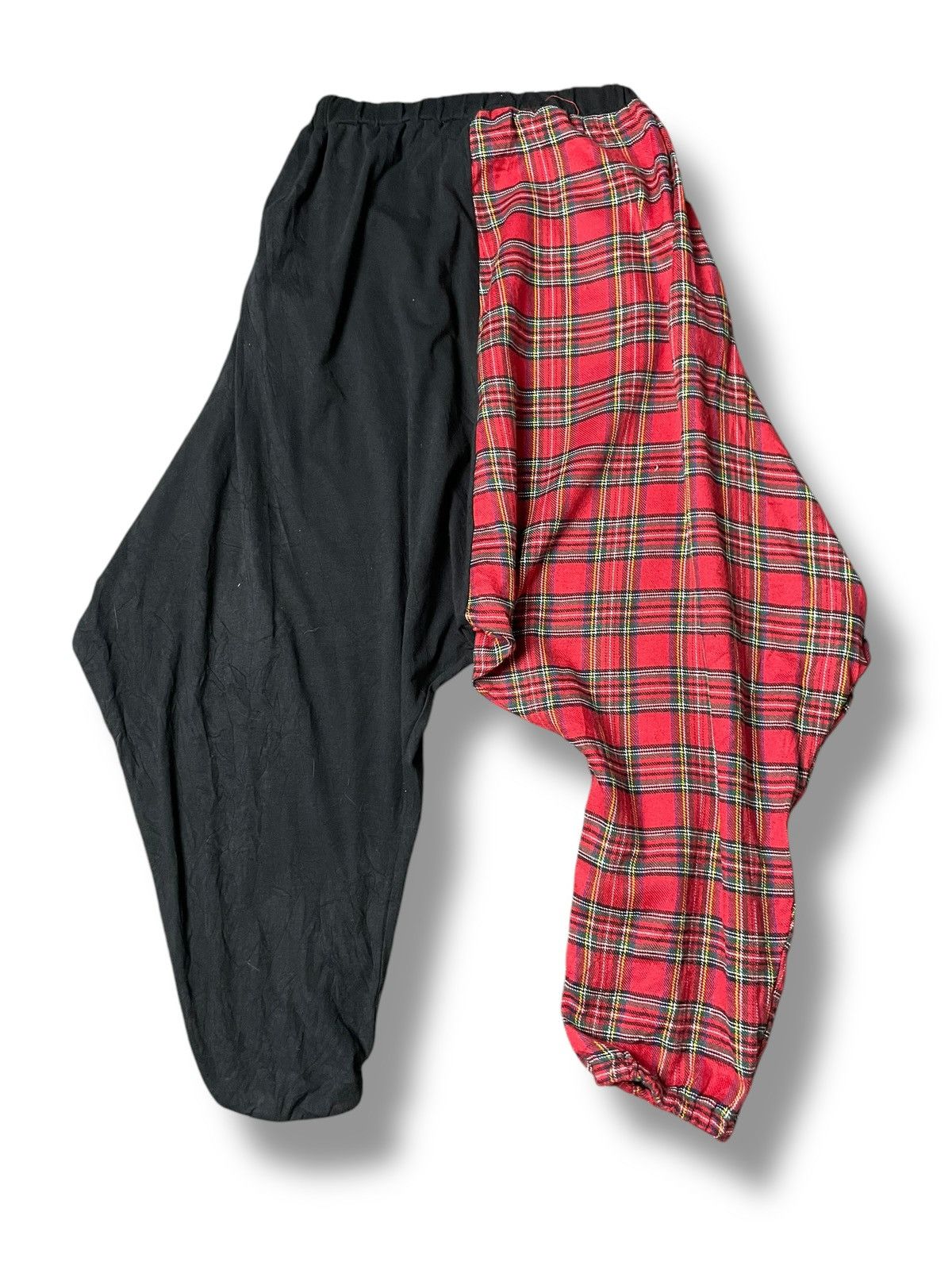 Japanese Brand ACDC RAG Tartan & Solid Sarrouel Pants (91) Size US 26 / EU 42 - 11 Thumbnail
