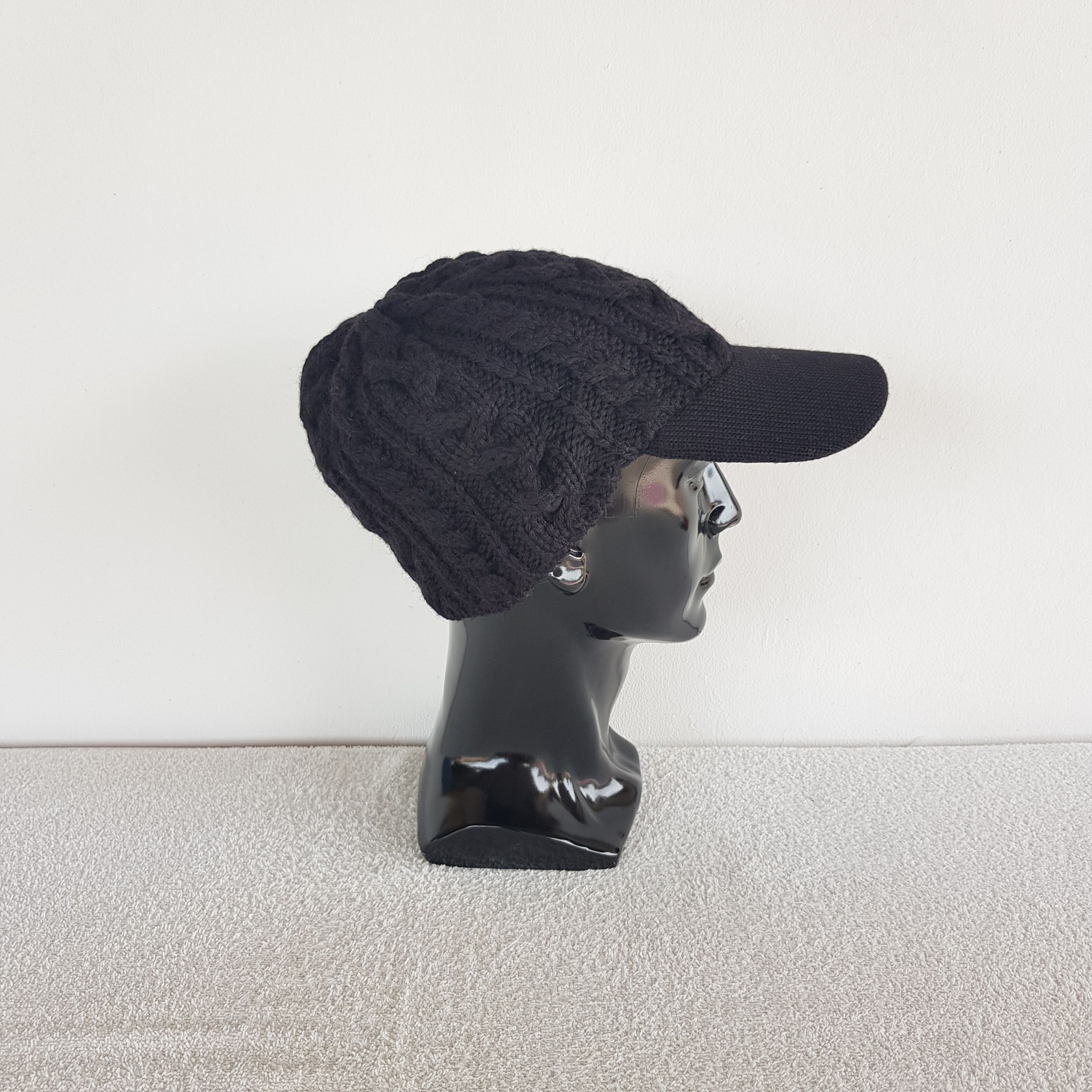 Beams Plus Vintage Beams Knitted Hats Beanie Aran Isle Snow Caps Size ONE SIZE - 3 Thumbnail
