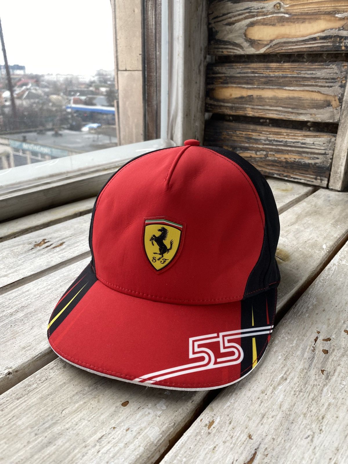 Ferrari × Vintage Vintage 00s Ferrari Racing Formula One F1 Logo Cap Red Size ONE SIZE - 1 Thumbnail