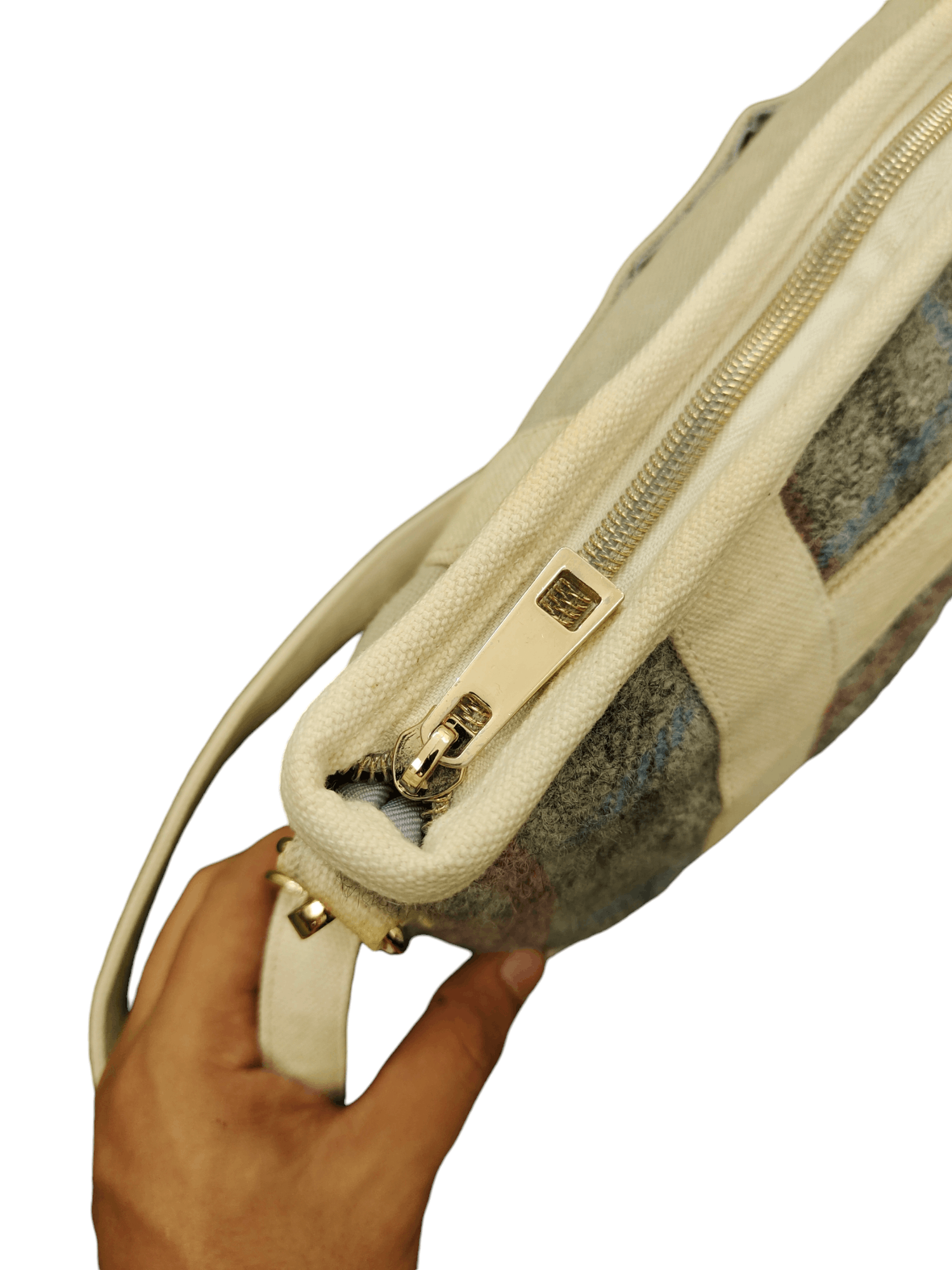 MasterPiece Vintage Harris Tweed Closshi Checkered Plaid Sling Bag Size ONE SIZE - 17 Thumbnail