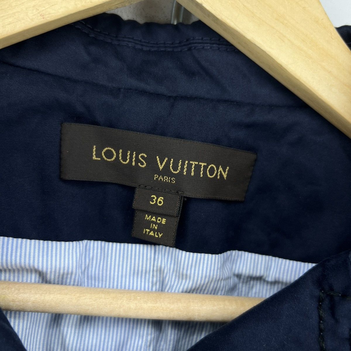 Louis Vuitton Louis Vuitton Navy Blazer Jacket Classic Luxury Cotton Size XS / US 0-2 / IT 36-38 - 5 Thumbnail