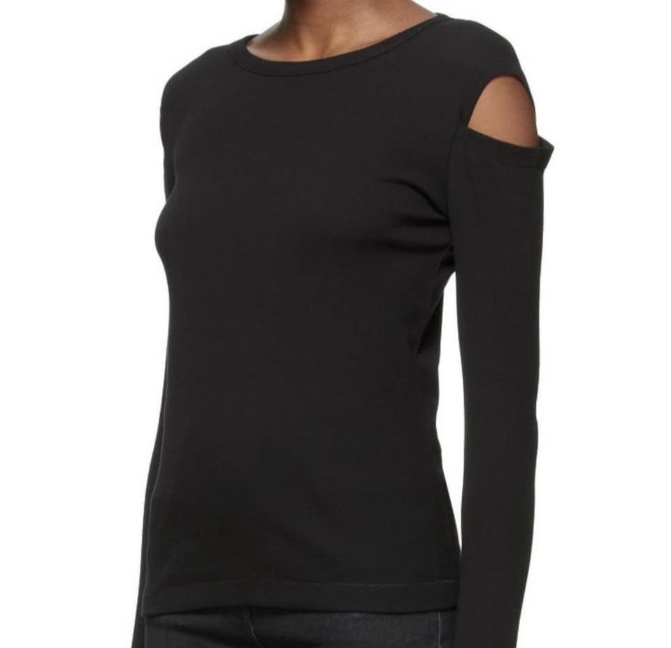 Helmut Lang Helmut Lang Slash Tee Size L / US 10 / IT 46 - 1 Thumbnail