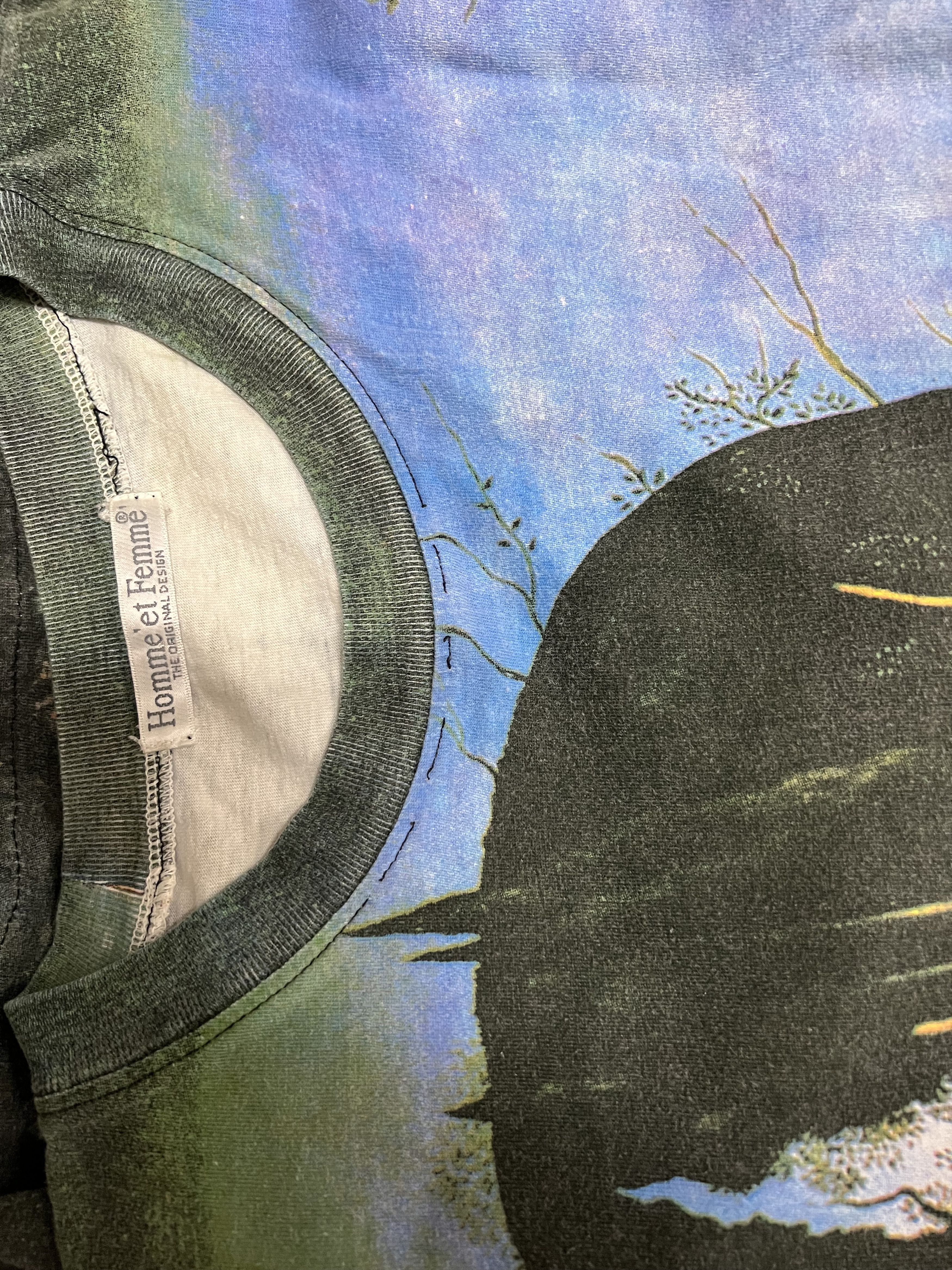 Homme + Femme La Vintage 90's Homme'et Femme Salvador Dali Fine Art T Shirt Size US L / EU 52-54 / 3 - 2 Thumbnail
