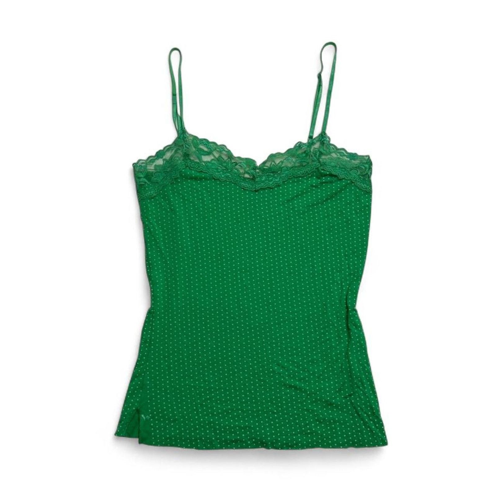 Other Coco Bong Polka Dot Green White Lace Cami Full Length size M Size M / US 6-8 / IT 42-44 - 3 Thumbnail
