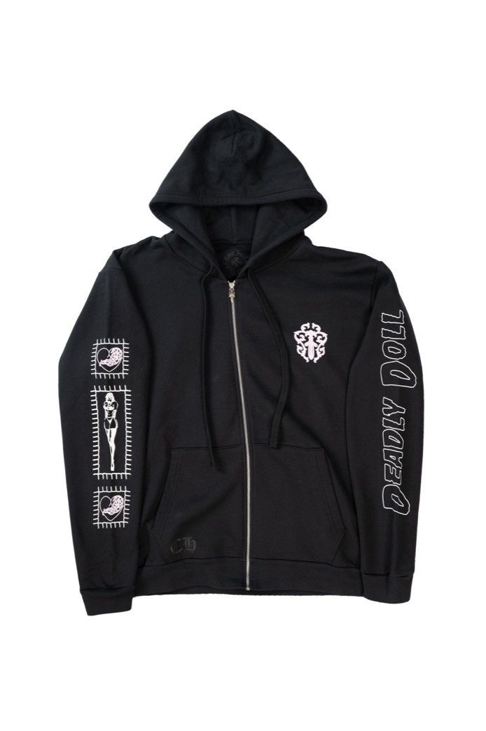 Chrome Hearts CHROME HEARTS DEADLY DOLL ZIP UP | Grailed