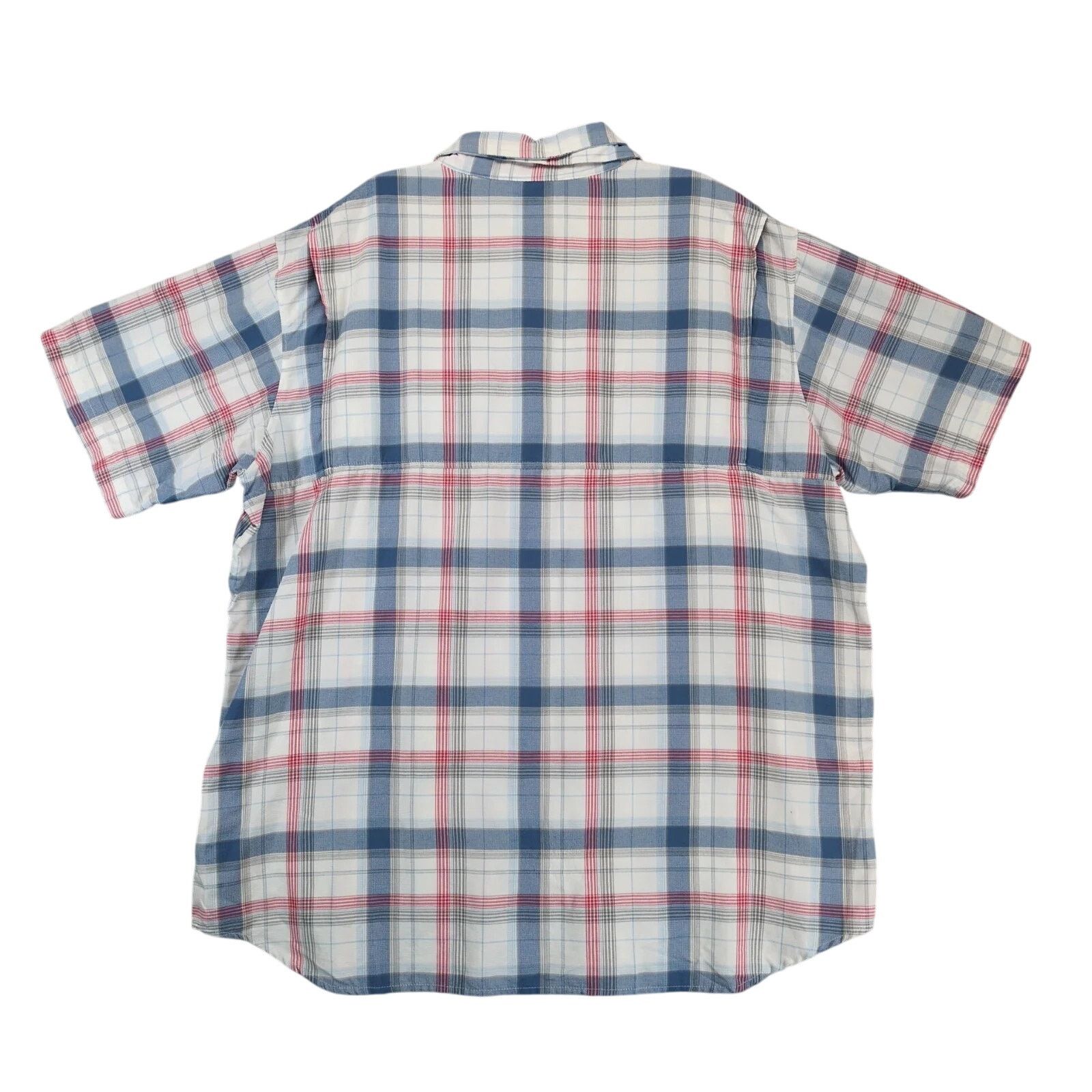Columbia Columbia Sportswear Omni-Shade Blue Plaid Button Up Shirt XL Size US XL / EU 56 / 4 - 2 Thumbnail