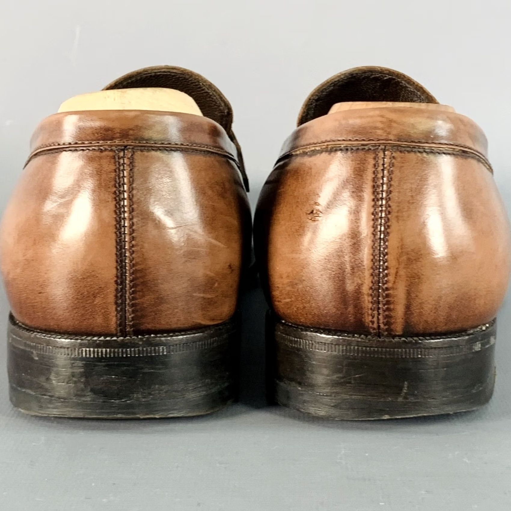 Salvatore Ferragamo SALVATORE FERRAGAMO Horsebit Loafers Brown Leather Gold Size 7 Size US 7 / EU 40 - 3 Thumbnail