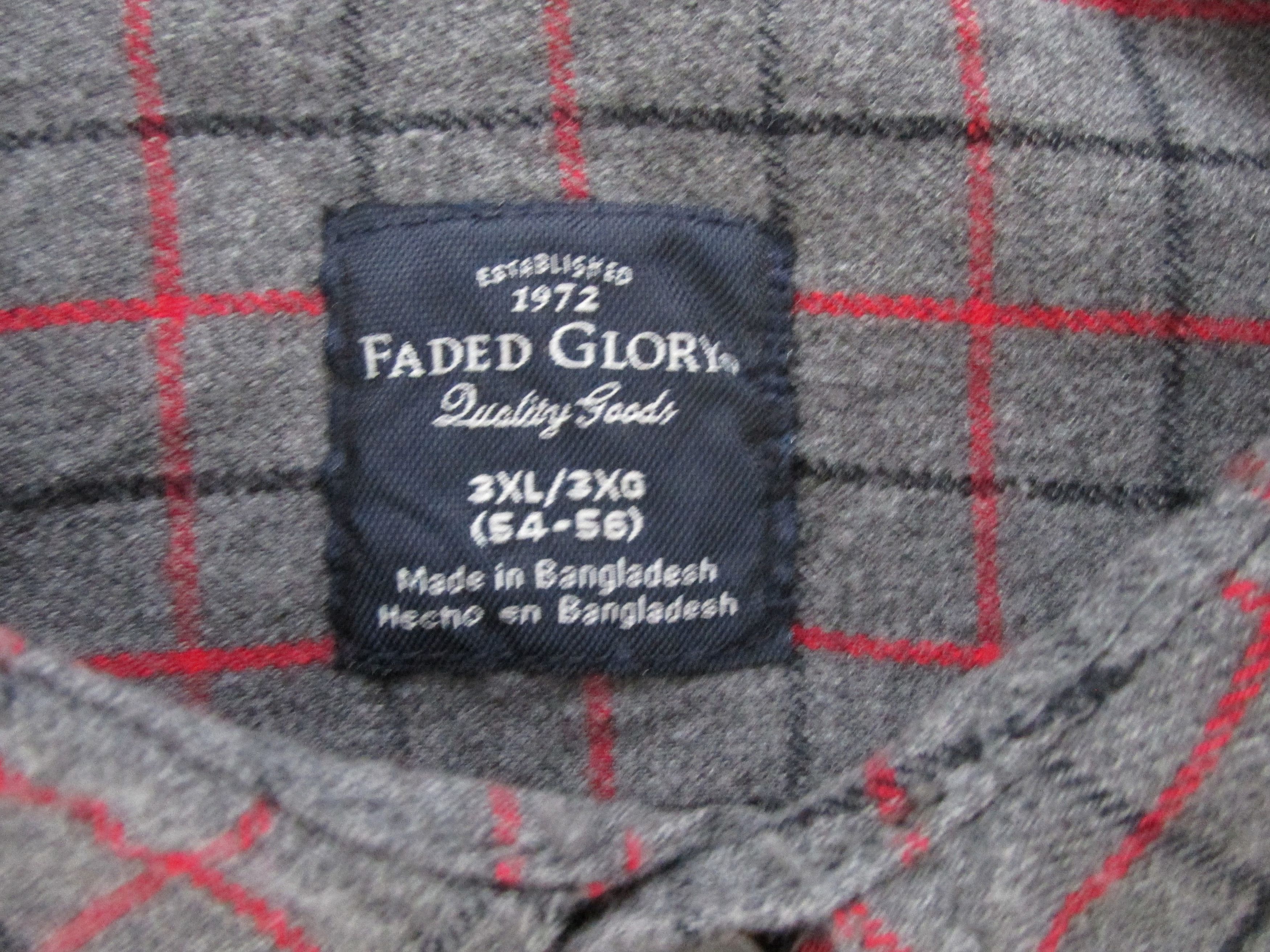 Faded Glory Faded Glory Men's Flannel Shirt SIZE 3XL Size US XXL / EU 58 / 5 - 2 Thumbnail