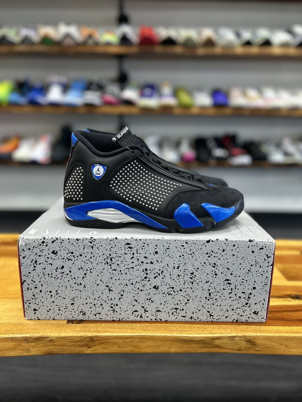 Supreme Black Air Jordan 14 Supreme Jordan 14 Supreme Black