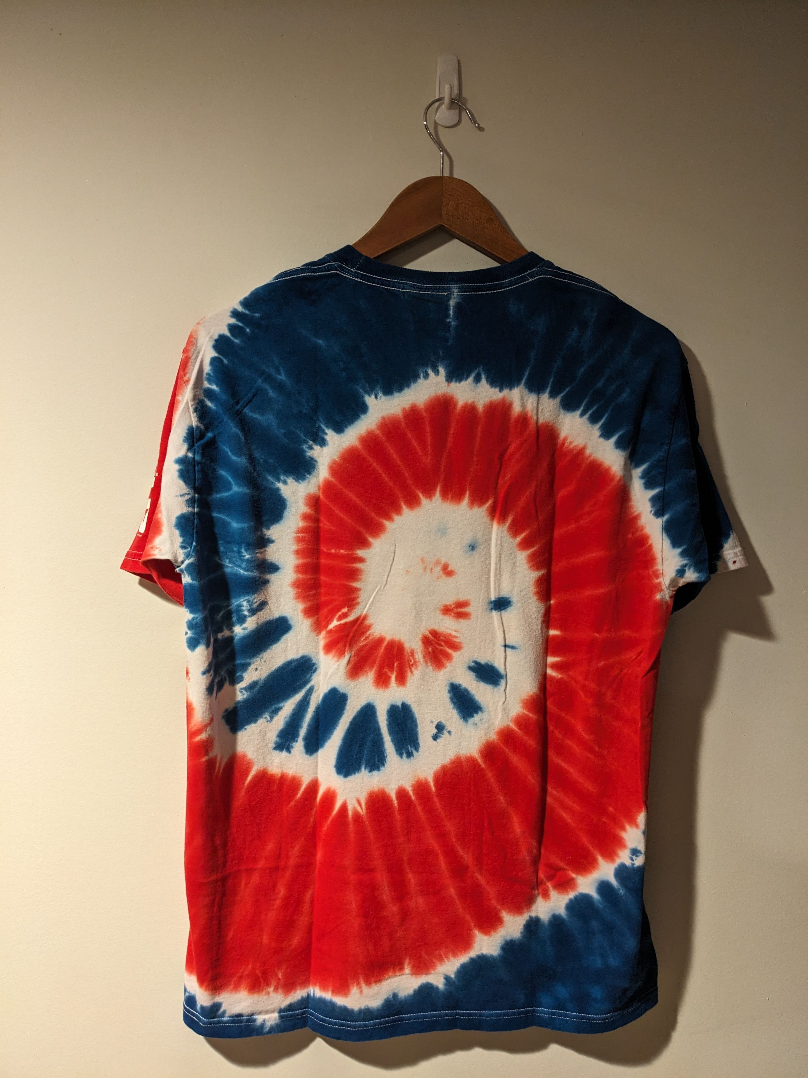 Band Tees × Vintage Vintage Y2K Elvis Presley Blue Tie Dye Medium T-Shirt Size US M / EU 48-50 / 2 - 6 Thumbnail