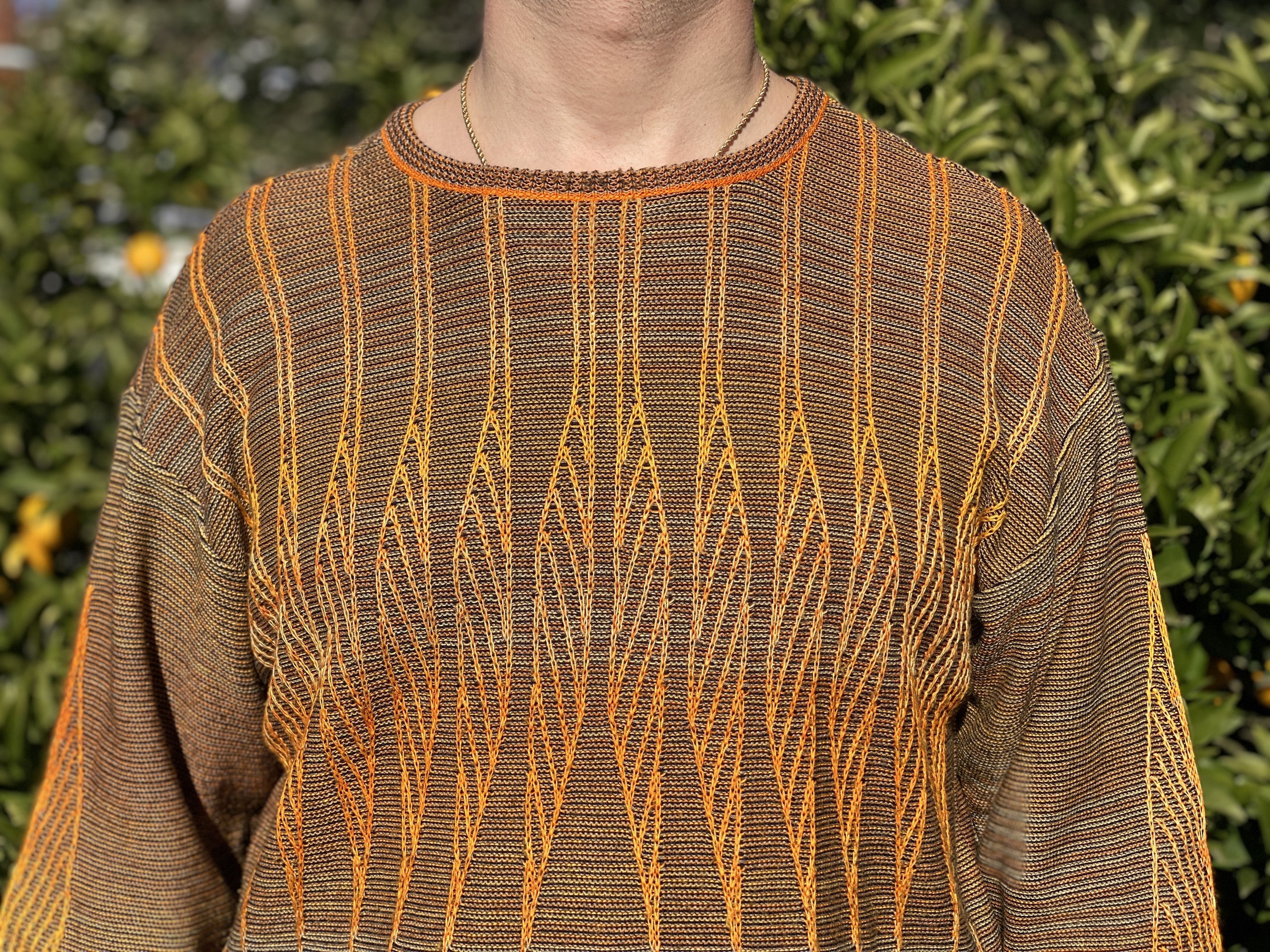 Carlo Colucci Carlo Colucci Rainbow 3D Sweater Cosby size 54 L XL Pullover Size US L / EU 52-54 / 3 - 5 Thumbnail