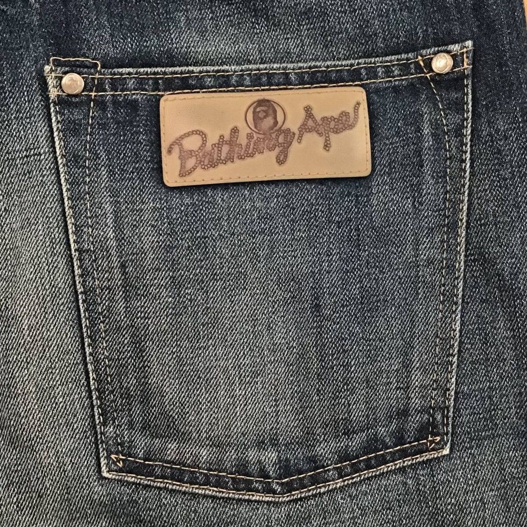 Bape BAPE ABC camo College logo DAMAGE DENIM PANTS APE ★size M Size US 32 / EU 48 - 7 Thumbnail