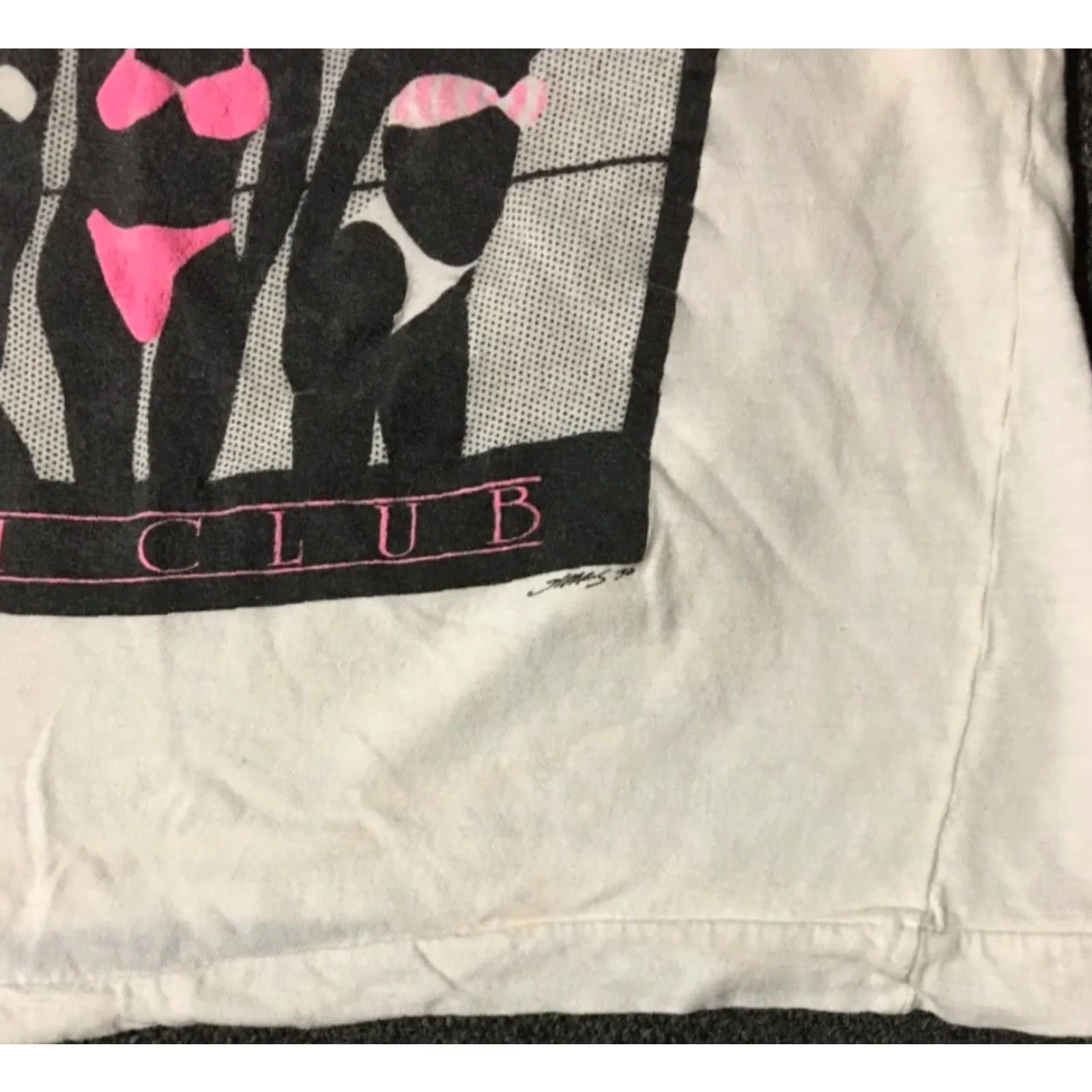 Paradise VINTAGE Paradise Beach Club Faded Distress Tank Top XS Surf Grunge California OP Size US XS / EU 42 / 0 - 6 Thumbnail