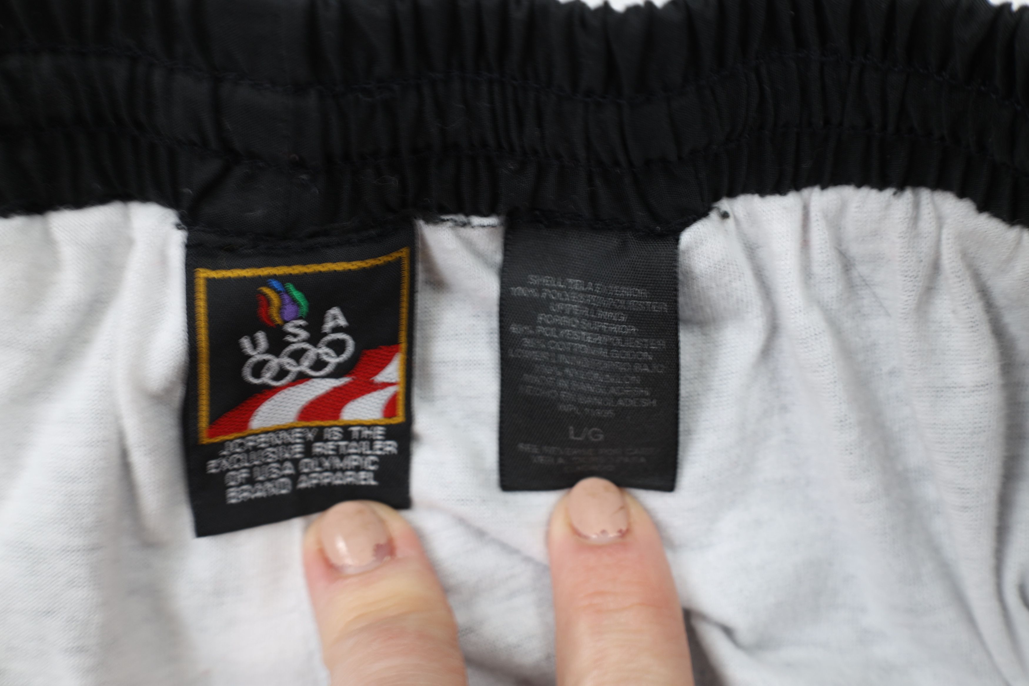 Vintage Vintage 90s USA Olympics Lined Microfiber Joggers Pants Size US 36 / EU 52 - 8 Thumbnail