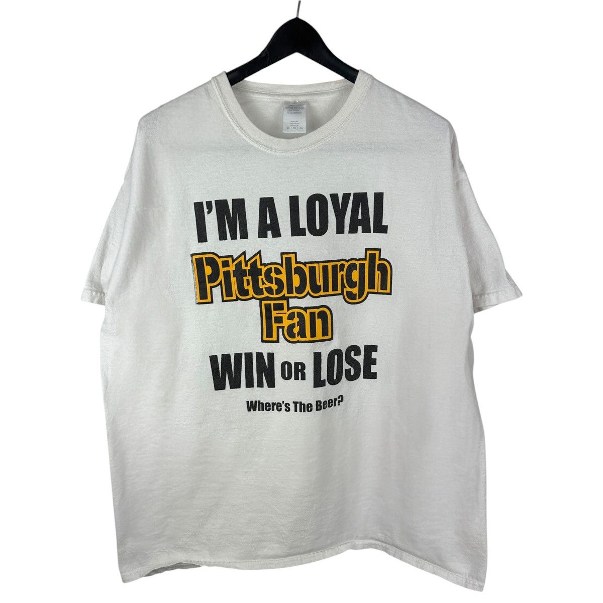 Vintage Vintage Y2K Im A Pittsburgh Fan Win Or Lose Shirt Size US XL / EU 56 / 4 - 1 Thumbnail